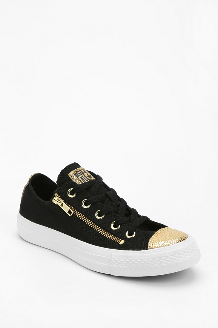 converse black glitter low tops