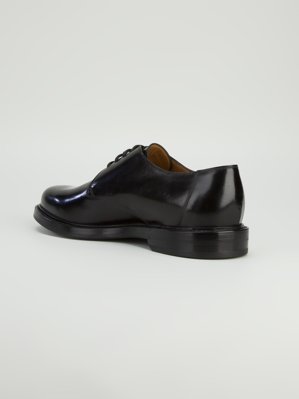 Lyst - Gucci Chunky Derby Shoe in Black for Men