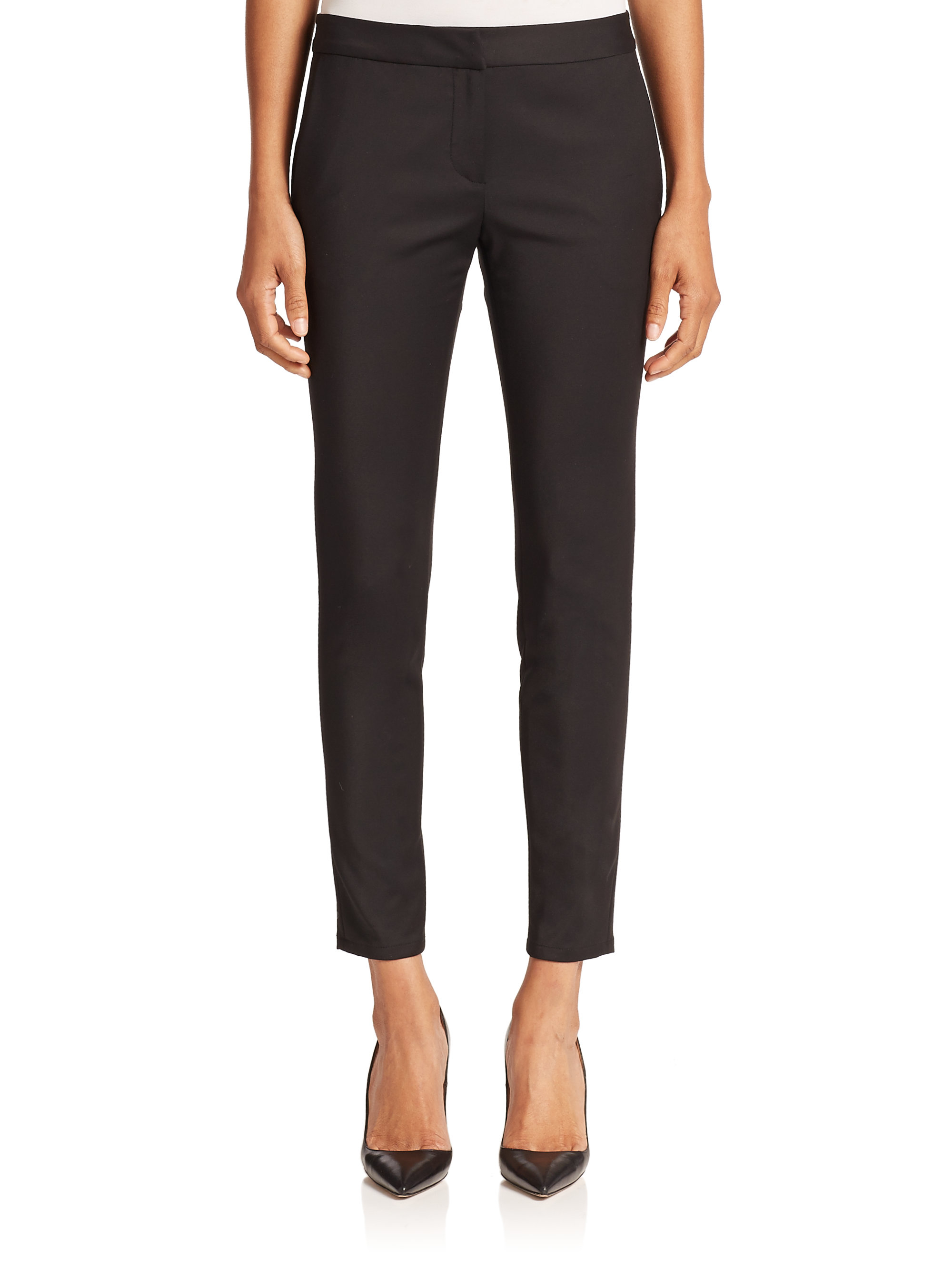 L agence Low  rise  Skinny Pants  in Black Lyst