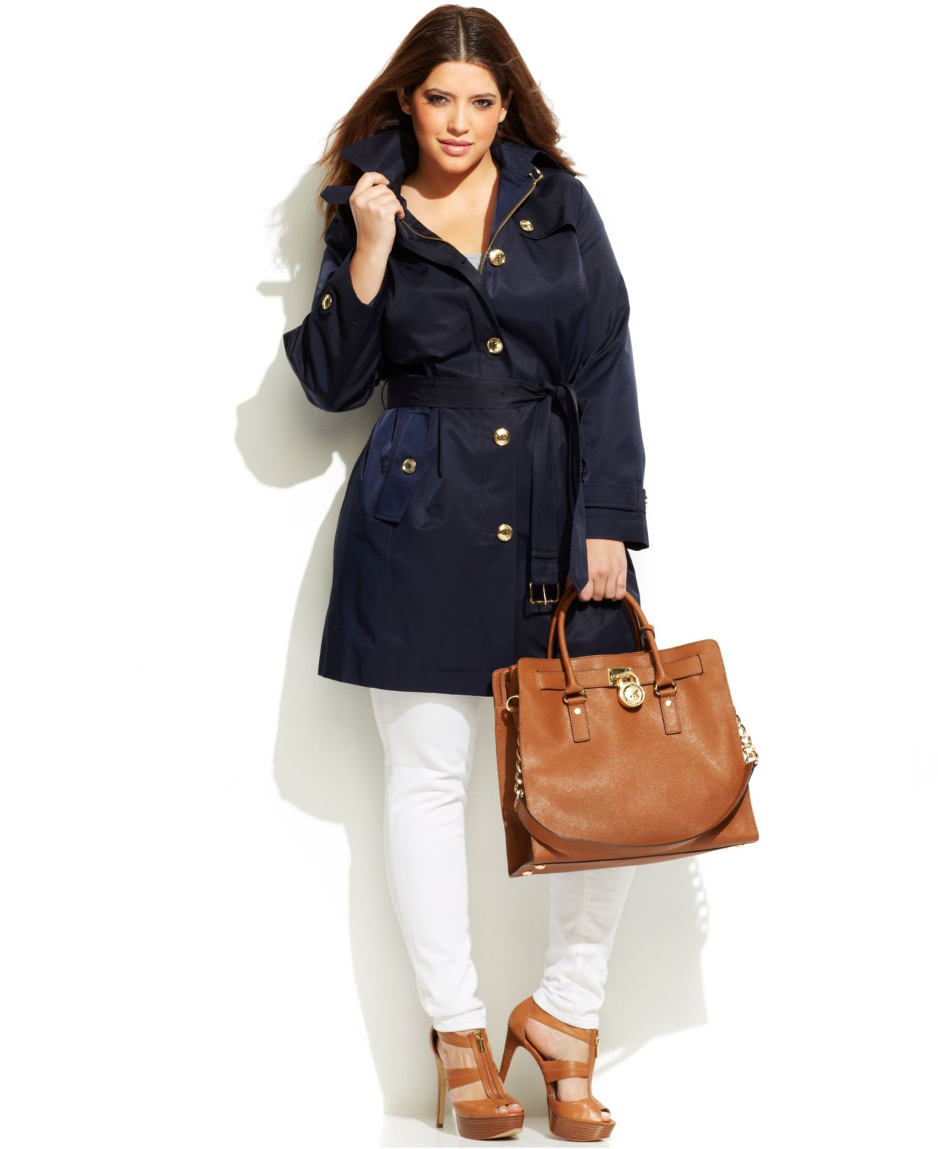 michael kors winter coat plus size