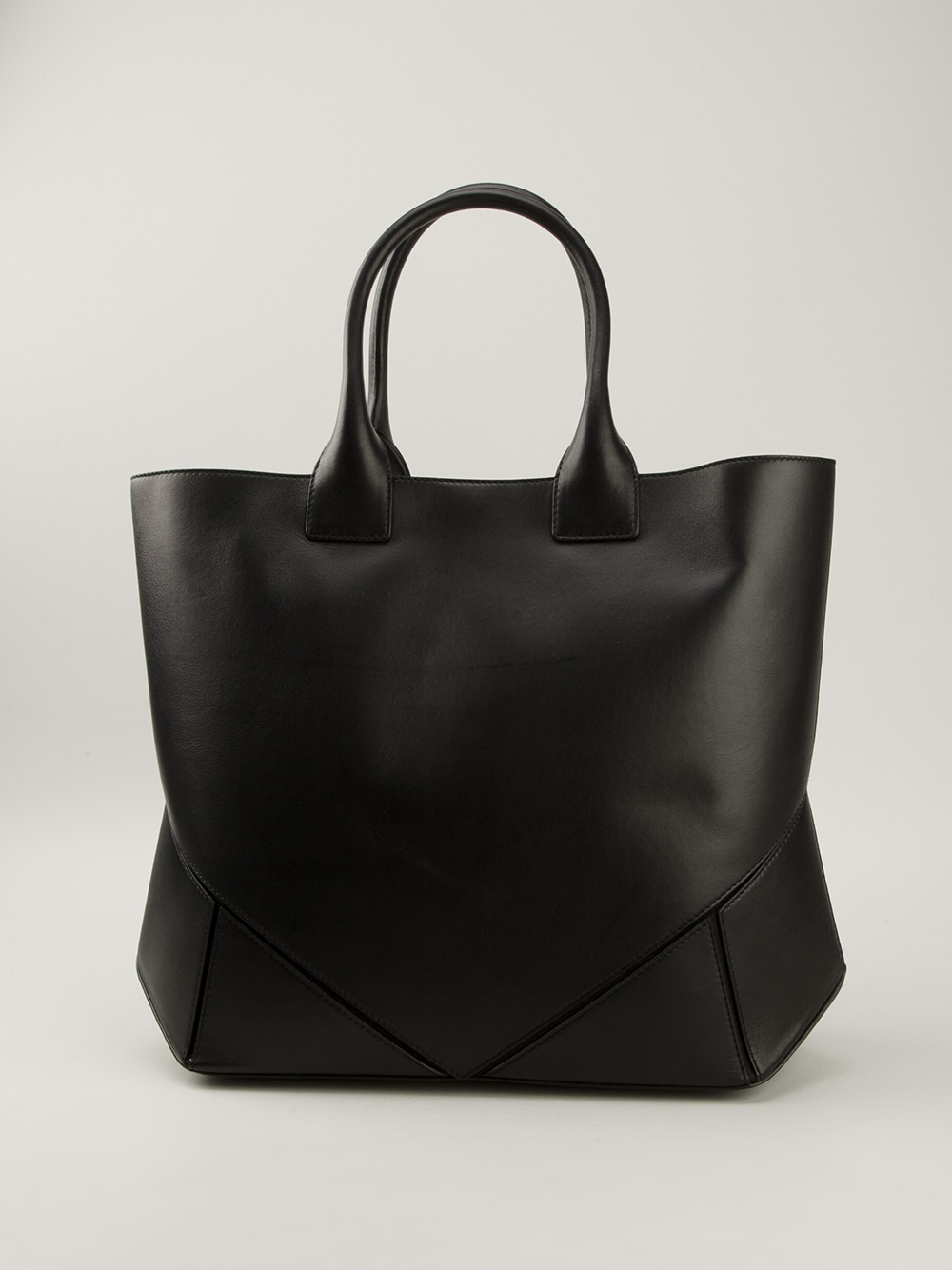 Givenchy Black Leather 'Easy' Medium Tote in Black | Lyst