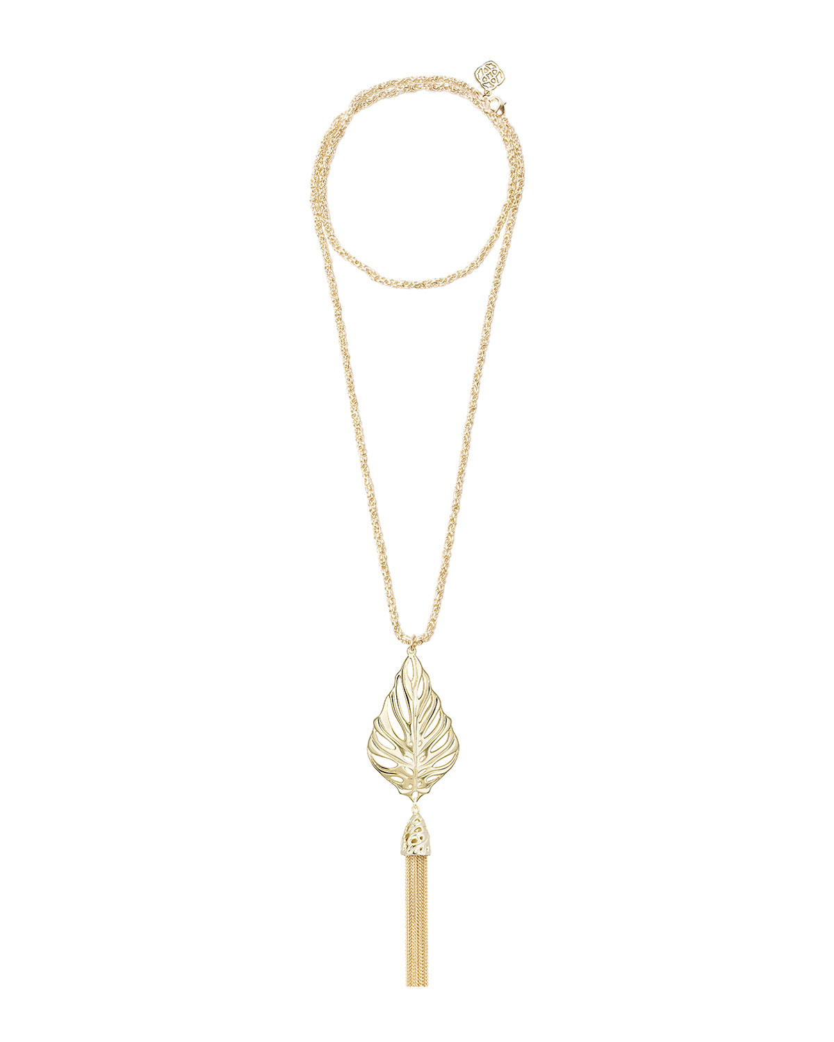 Kendra scott Keller Tassel Pendant Necklace in Gold Lyst