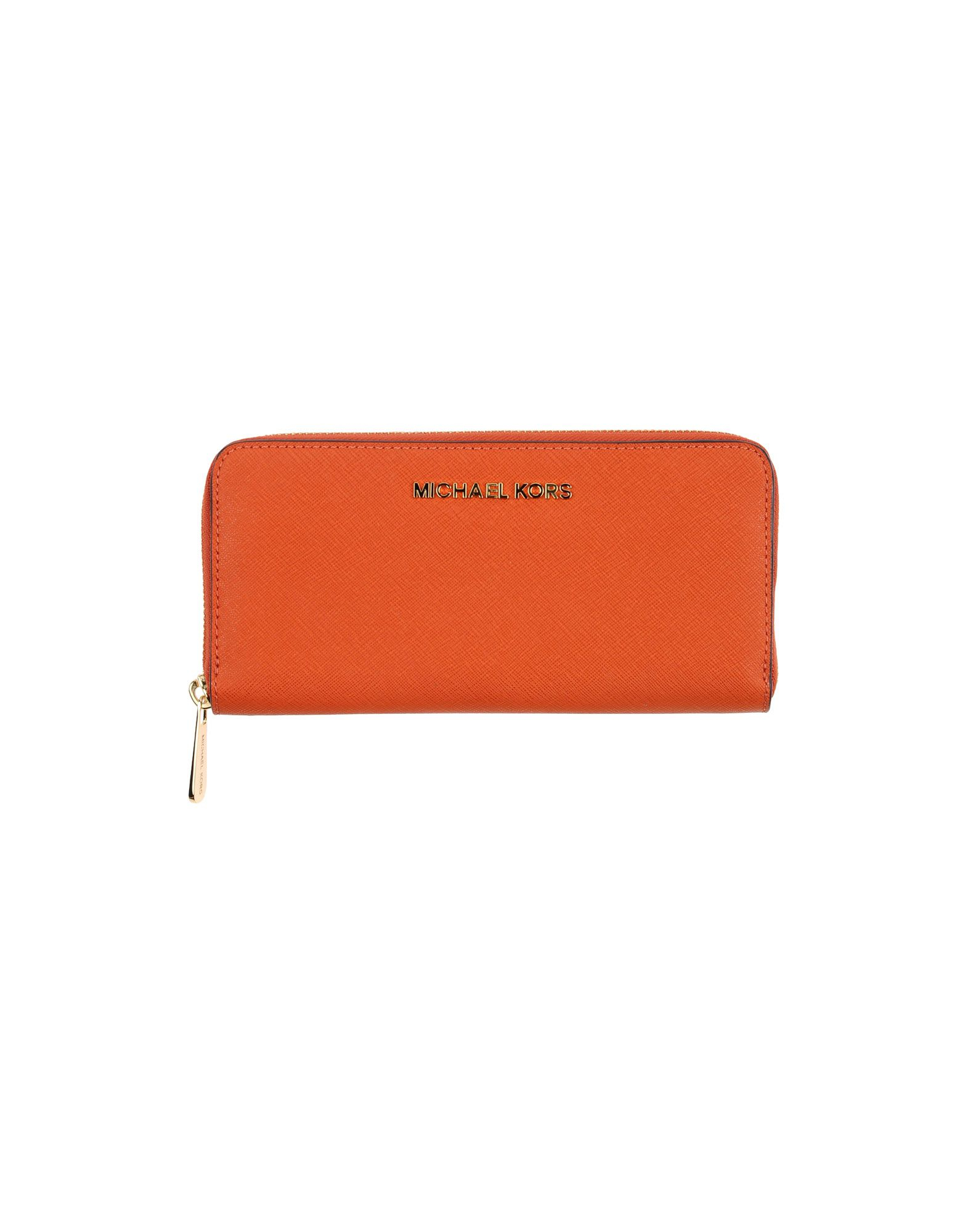 Michael Kors Orange Wallet Lyst