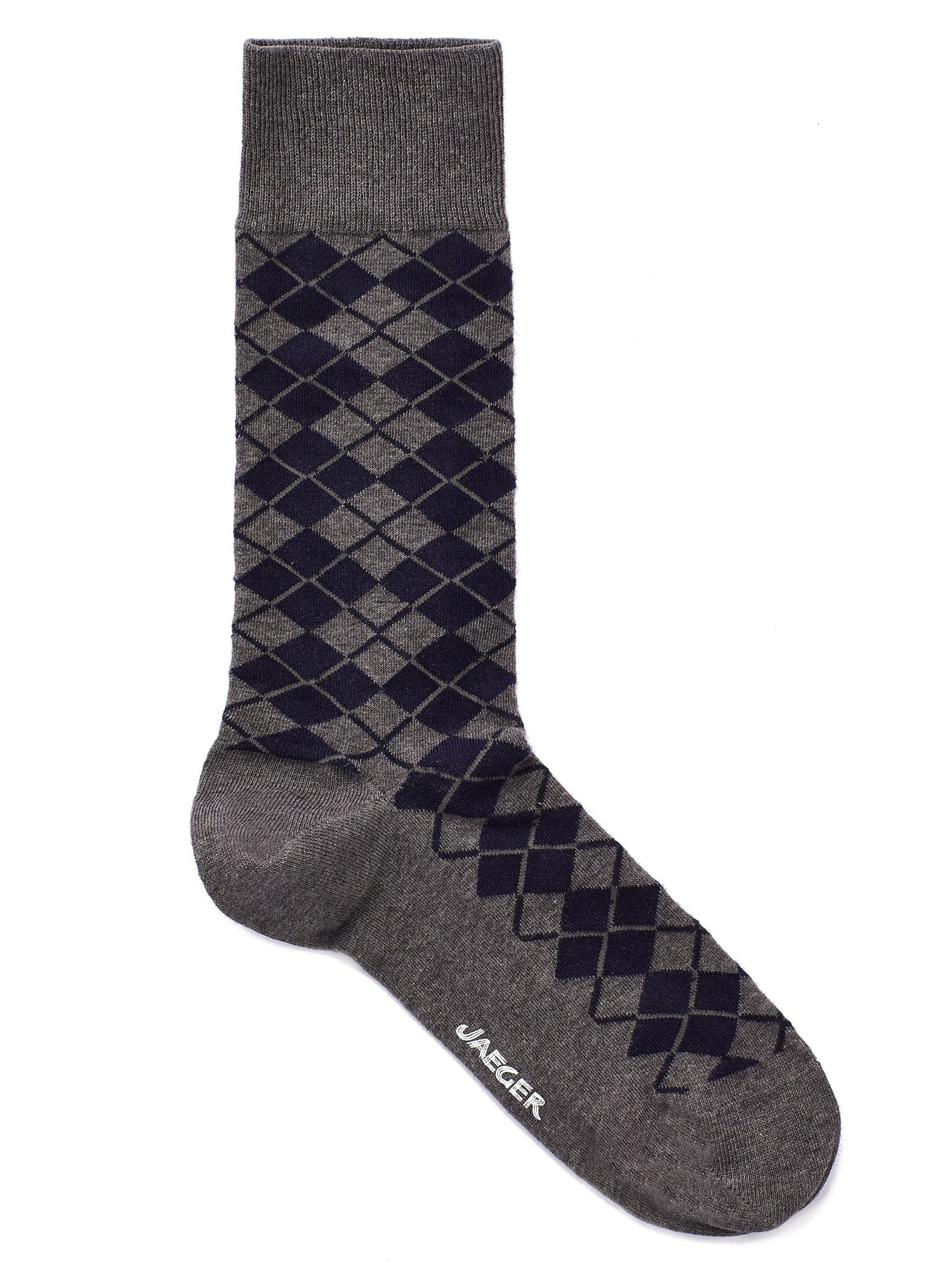 Jaeger Patterned Dress Socks in Gray for Men (Grey) Lyst