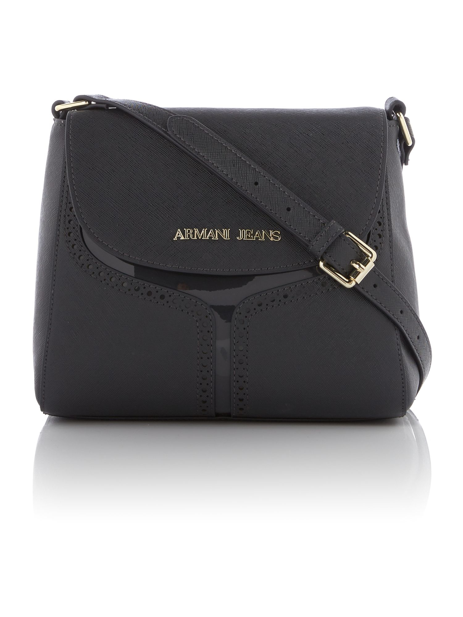Armani Jeans Navy Small Cross Body Bag in Blue - Lyst