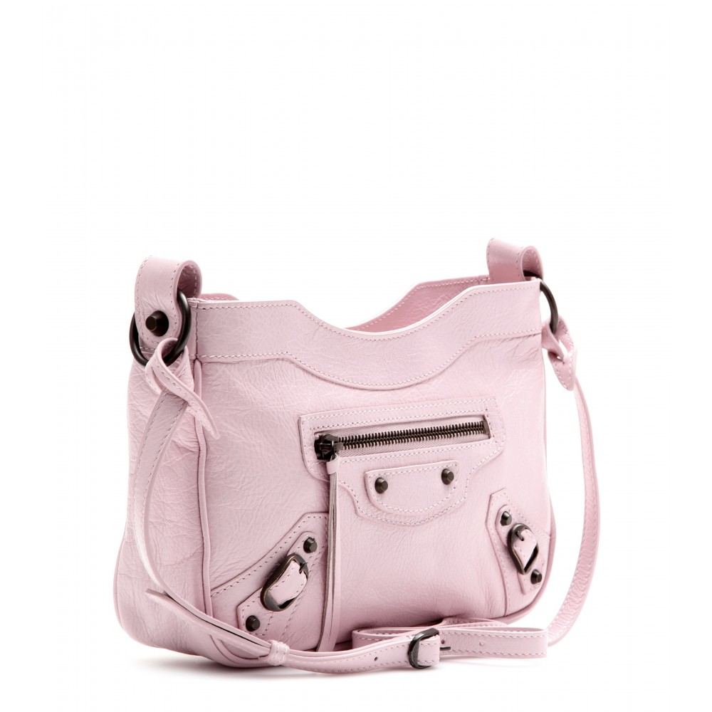 Lyst - Balenciaga Classic Hip Leather Shoulder Bag in Pink