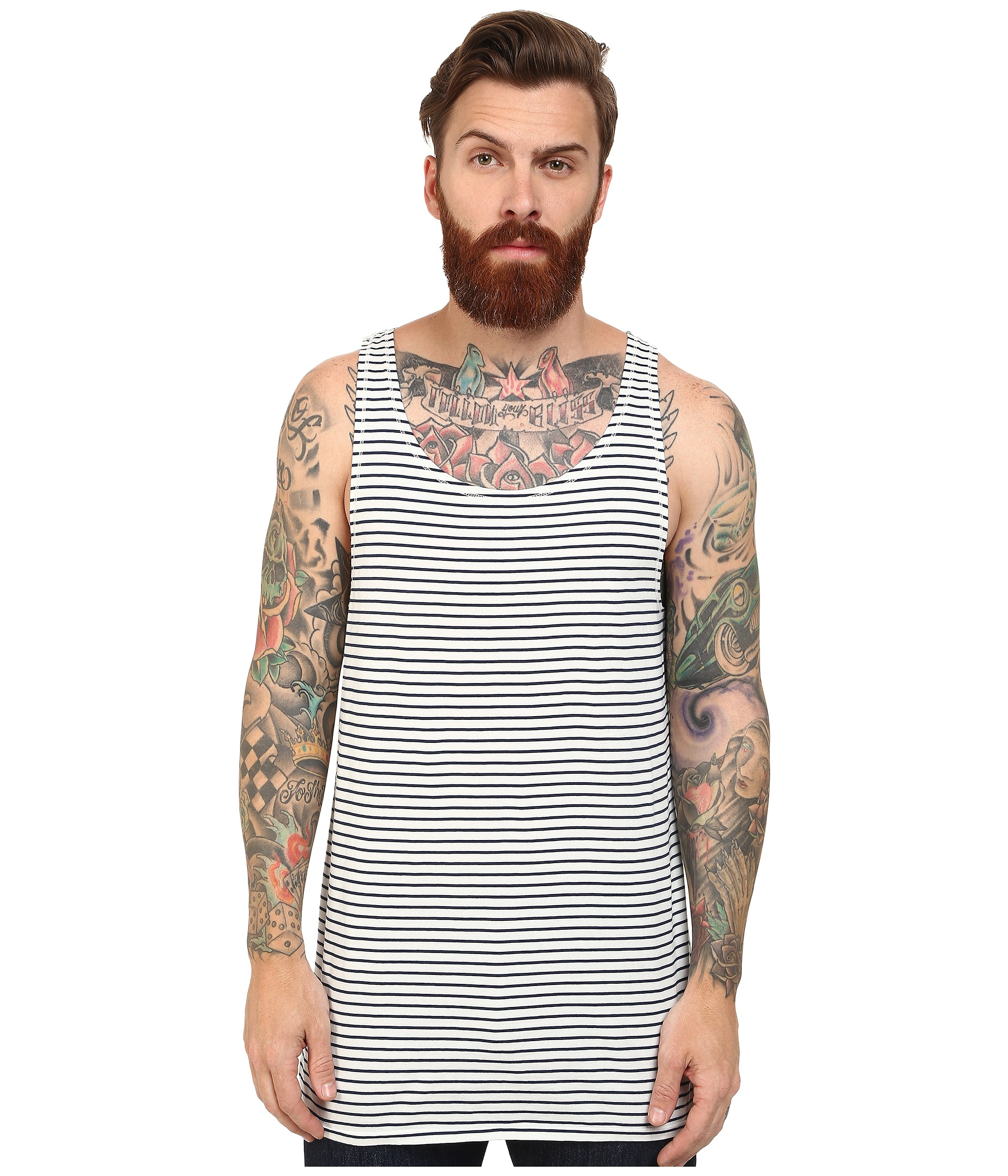 Scotch & soda Retro Surf Tank Top in Blue for Men Lyst