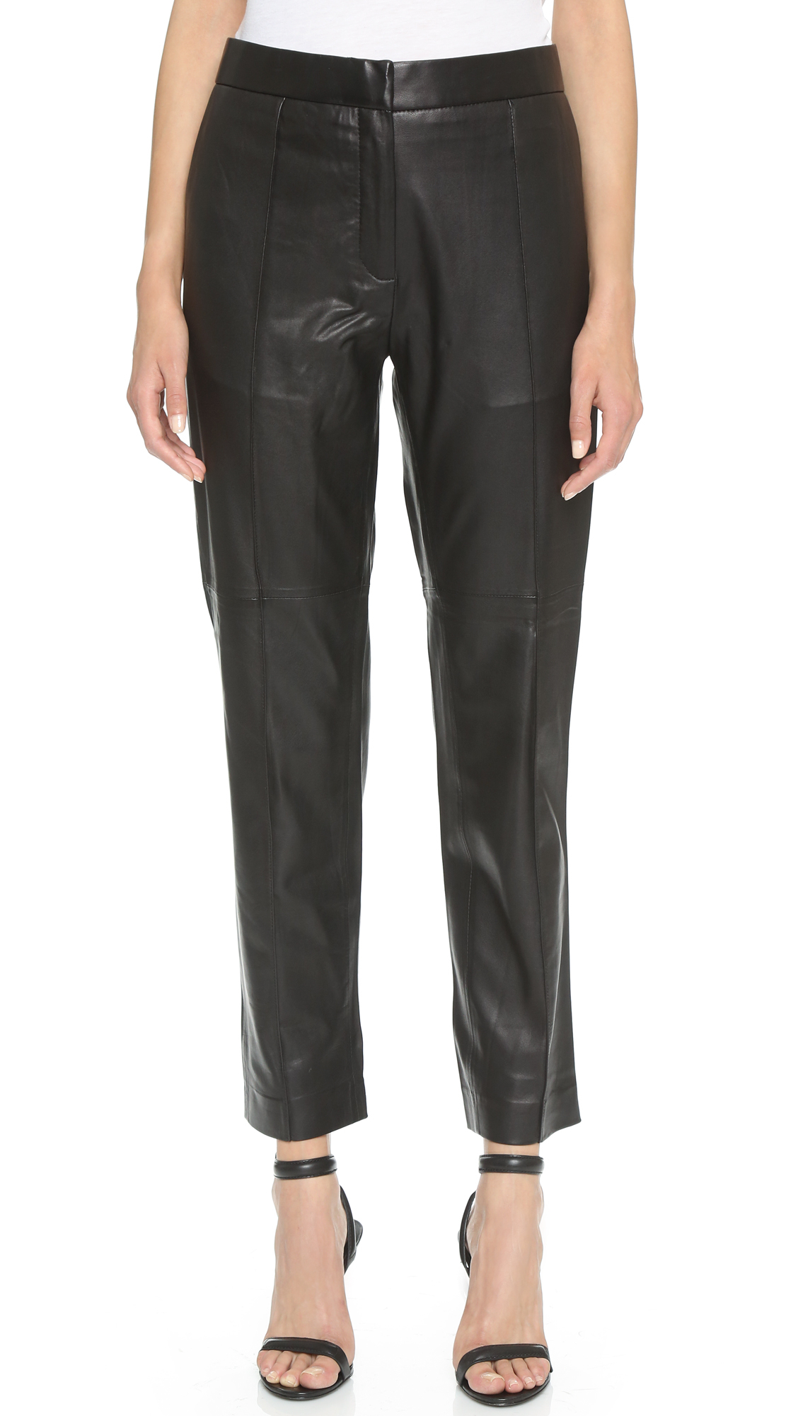 Lyst - Iro Great Leather Pants - Black in Black