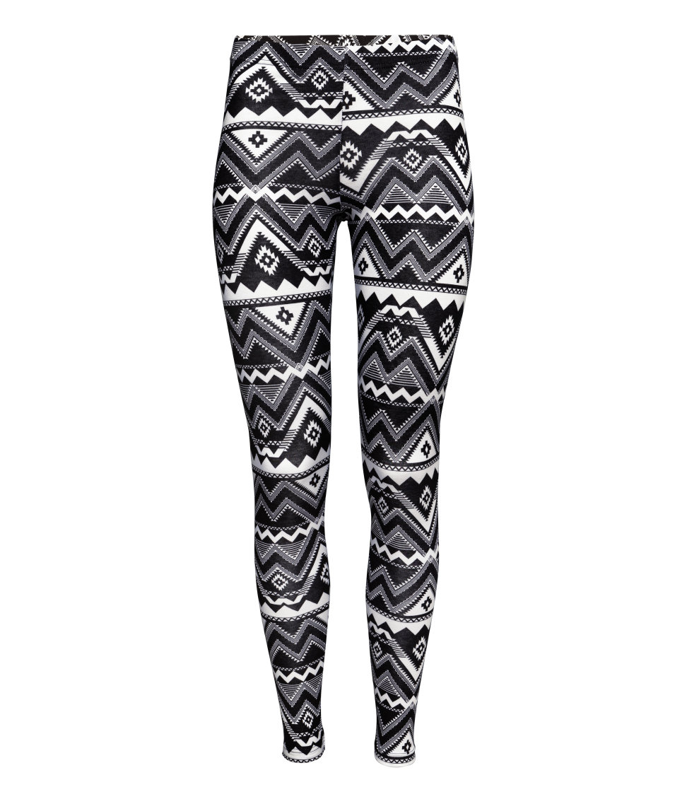 Cream Houndstooth Leggings With  International Society of Precision  Agriculture