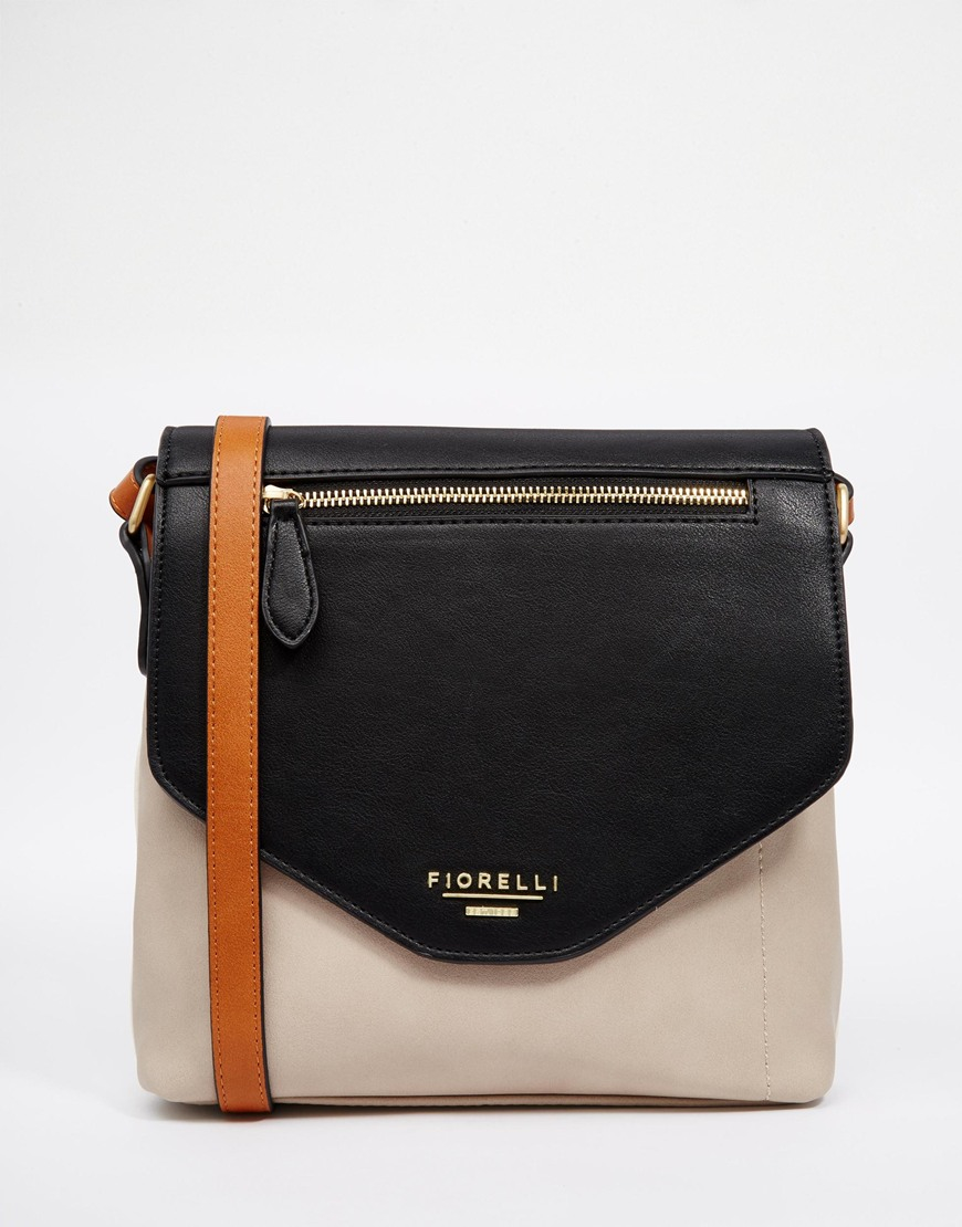 Lyst Fiorelli Color Block Cross Body Bag In Black Gallery