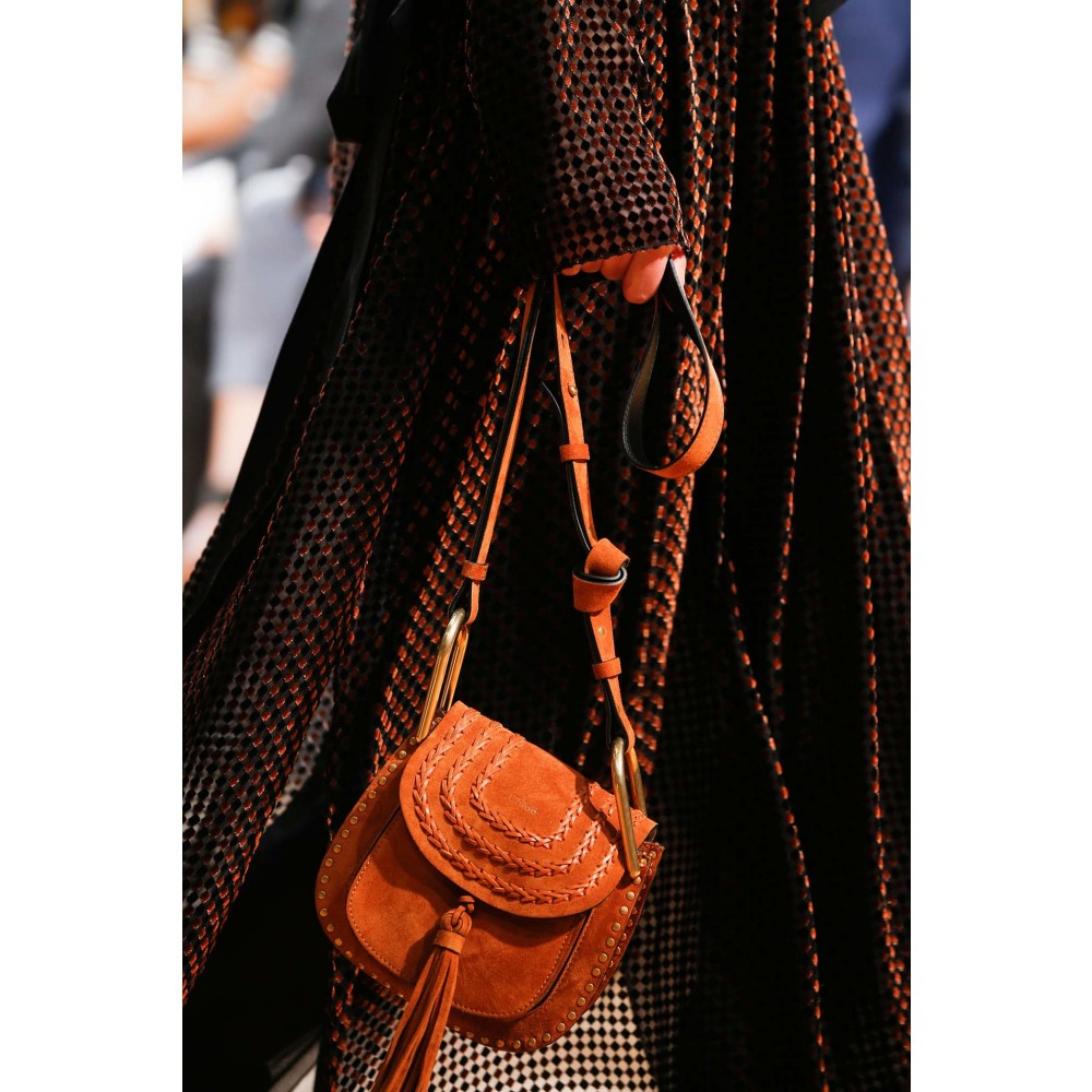 knockoff chloe handbags - Chlo Hudson Small Suede Shoulder Bag in Brown (caramel height ...