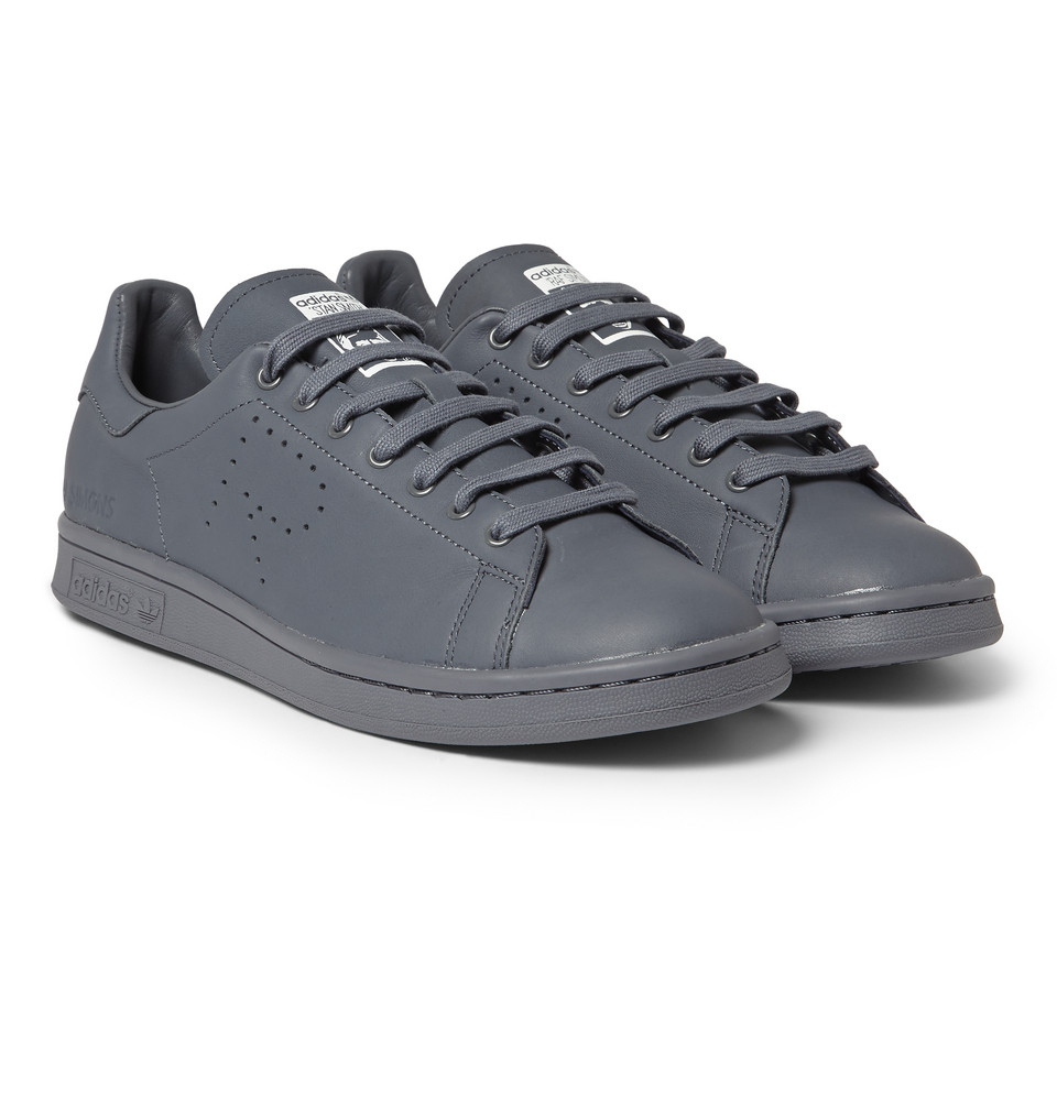 raf simons leather stan smith sneakers