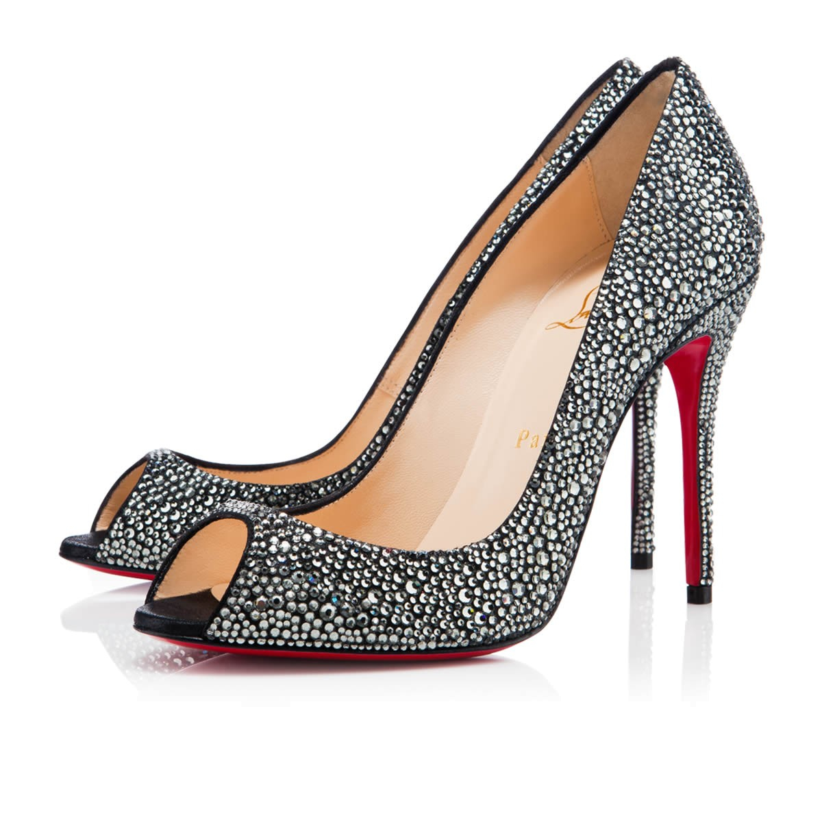 Christian louboutin Sexy Strass Pumps in Black | Lyst