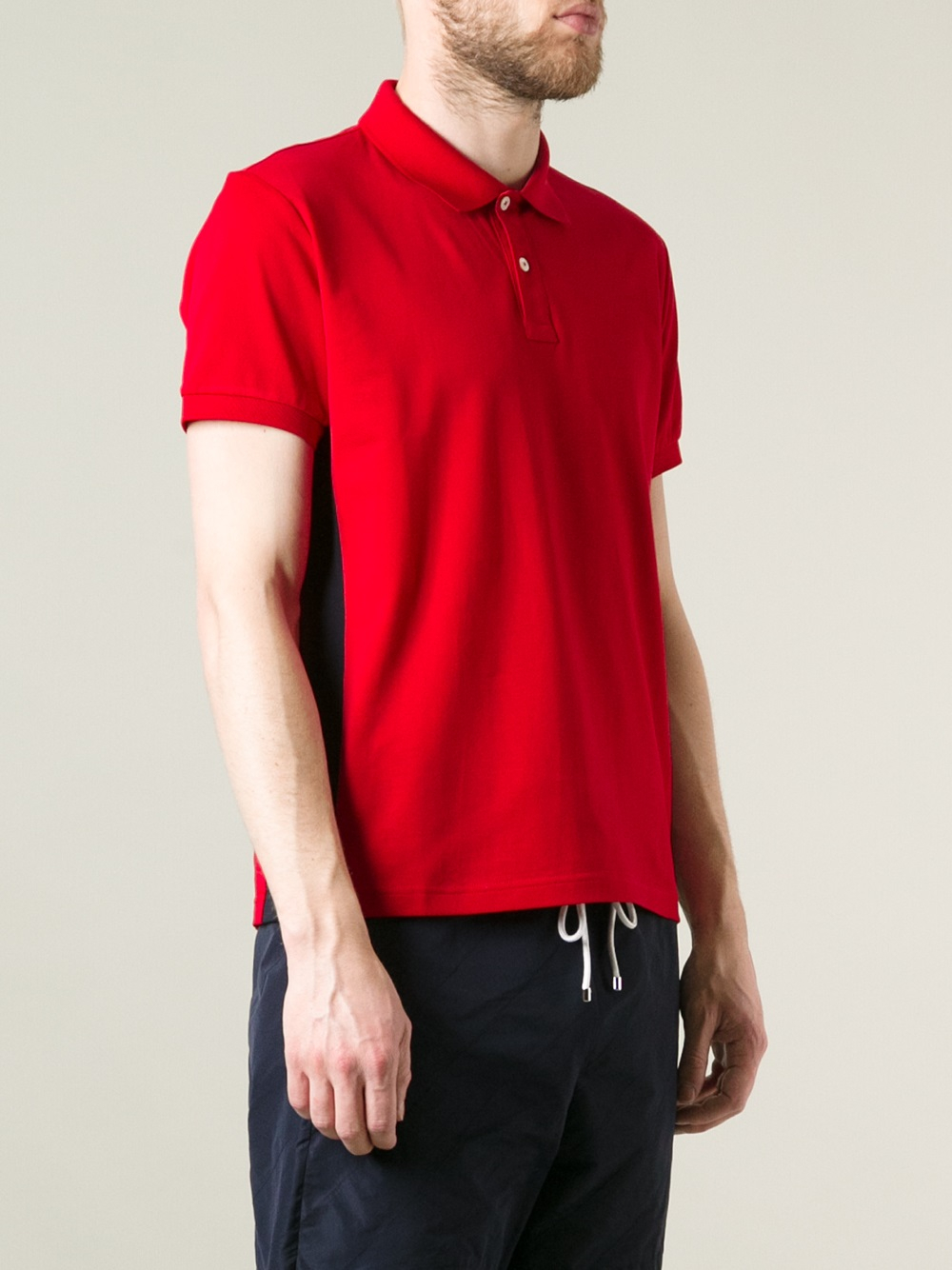 moncler gamme bleu polo