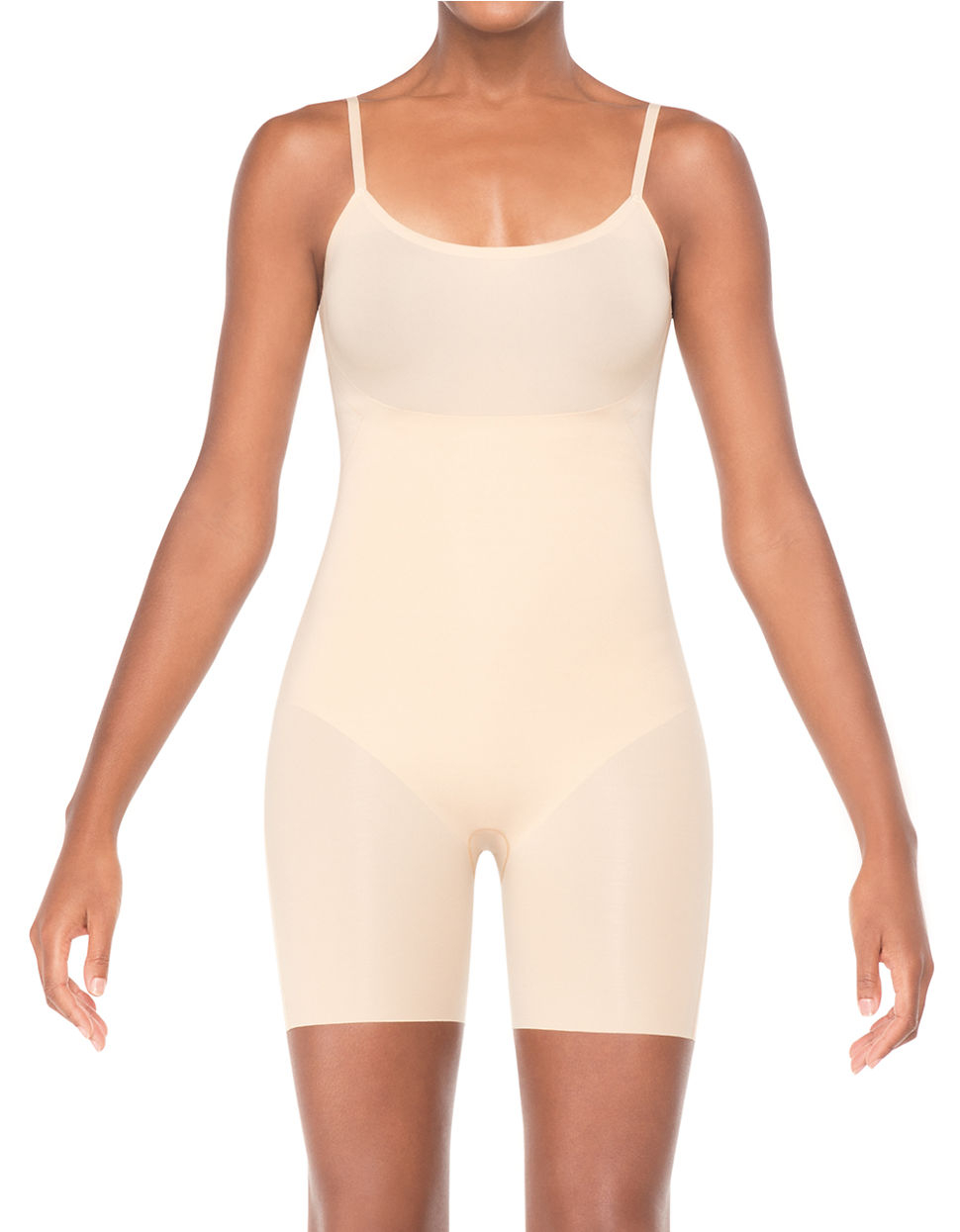 Spanx Trust Your Thinstincts Mid Thigh Shaper in Natural Lyst