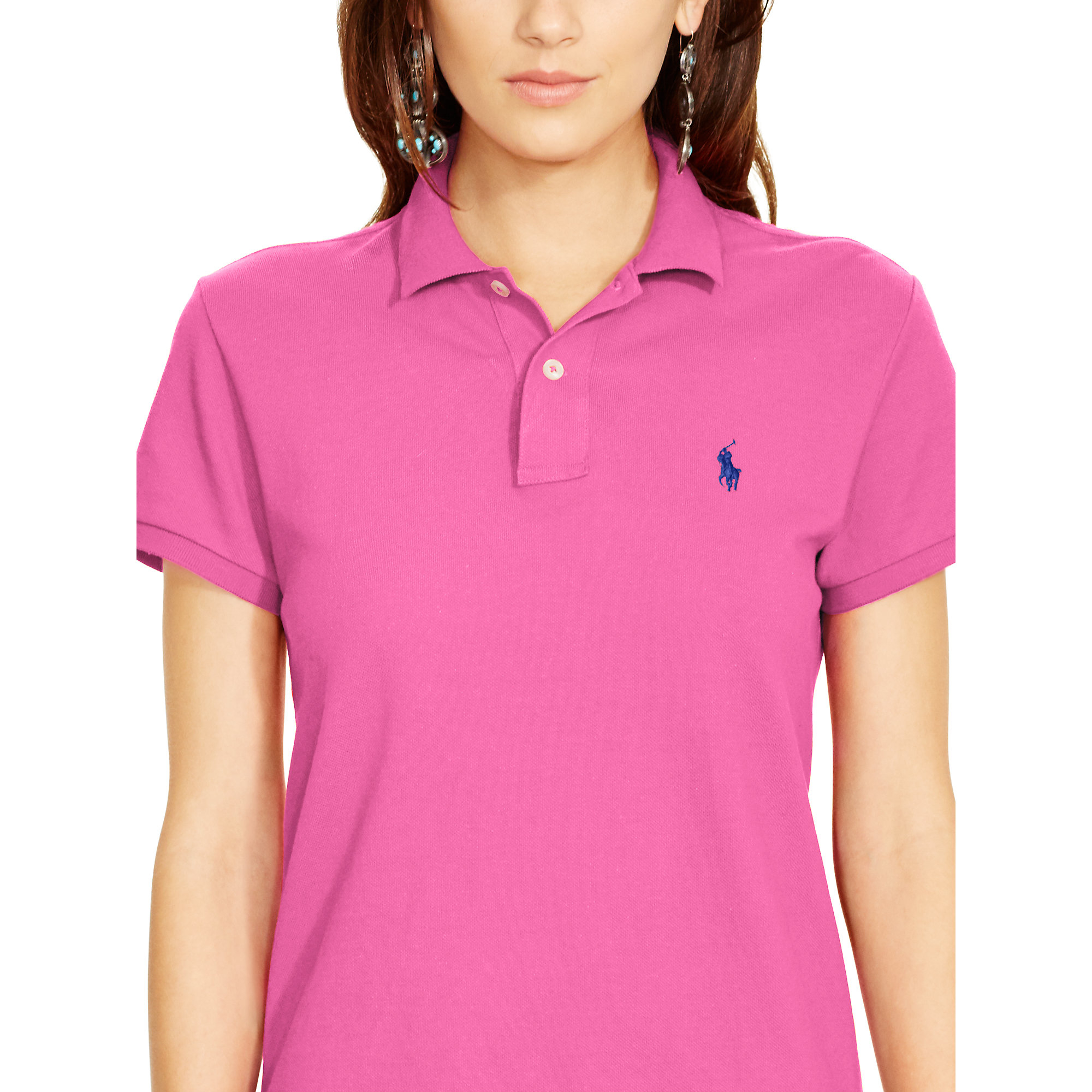 Polo Ralph Lauren Classic-fit Polo Shirt in Pink (maui pink) | Lyst