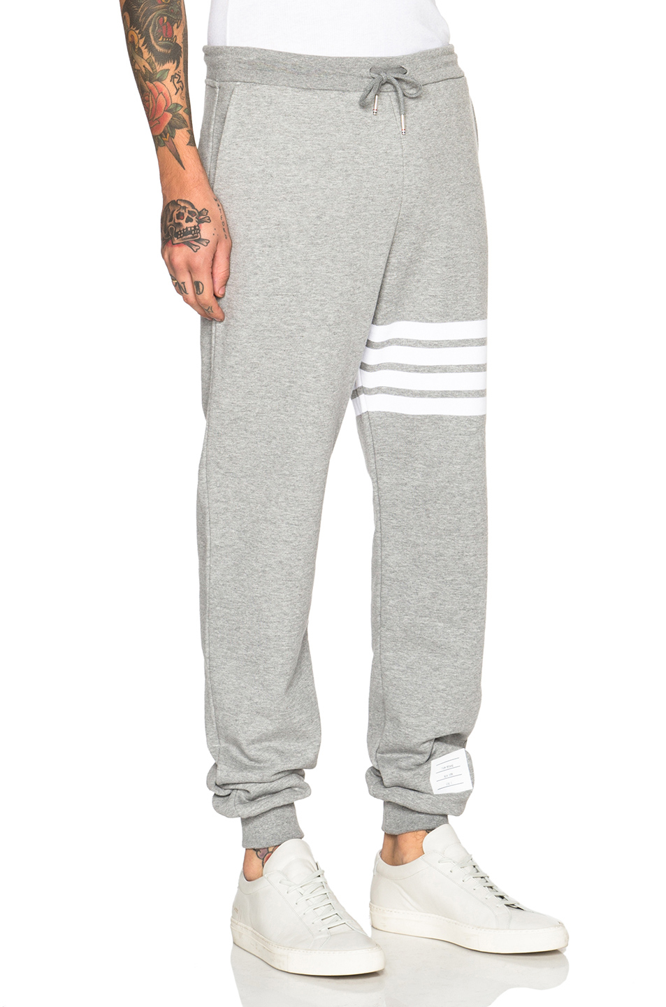 Thom browne Cotton Sweatpants in Gray for Men | Lyst