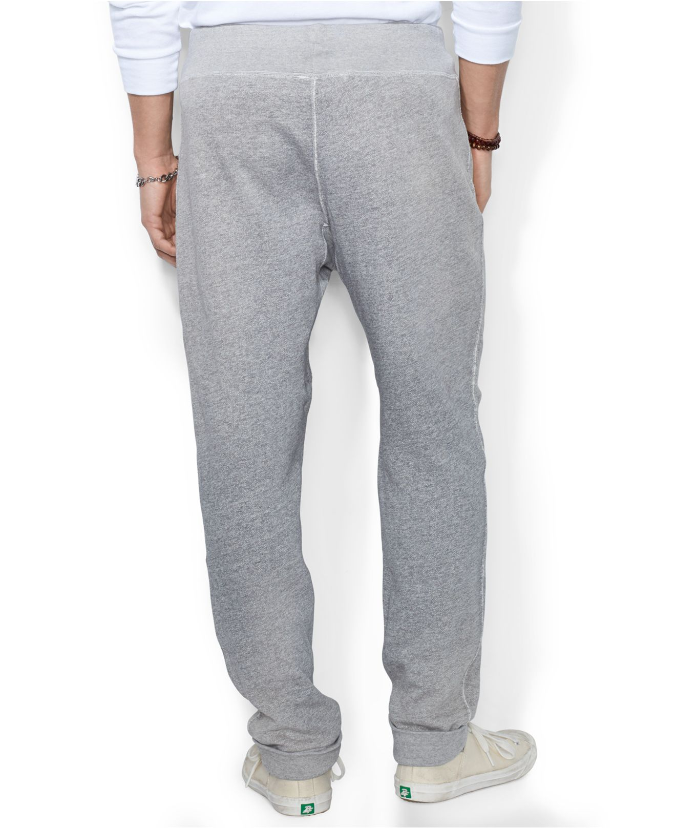 Lyst - Polo Ralph Lauren Fleece Track Pants in Gray for Men