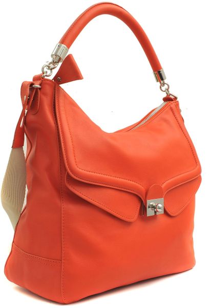 Carven Dual Wear Hobo Bag in Orange | Lyst