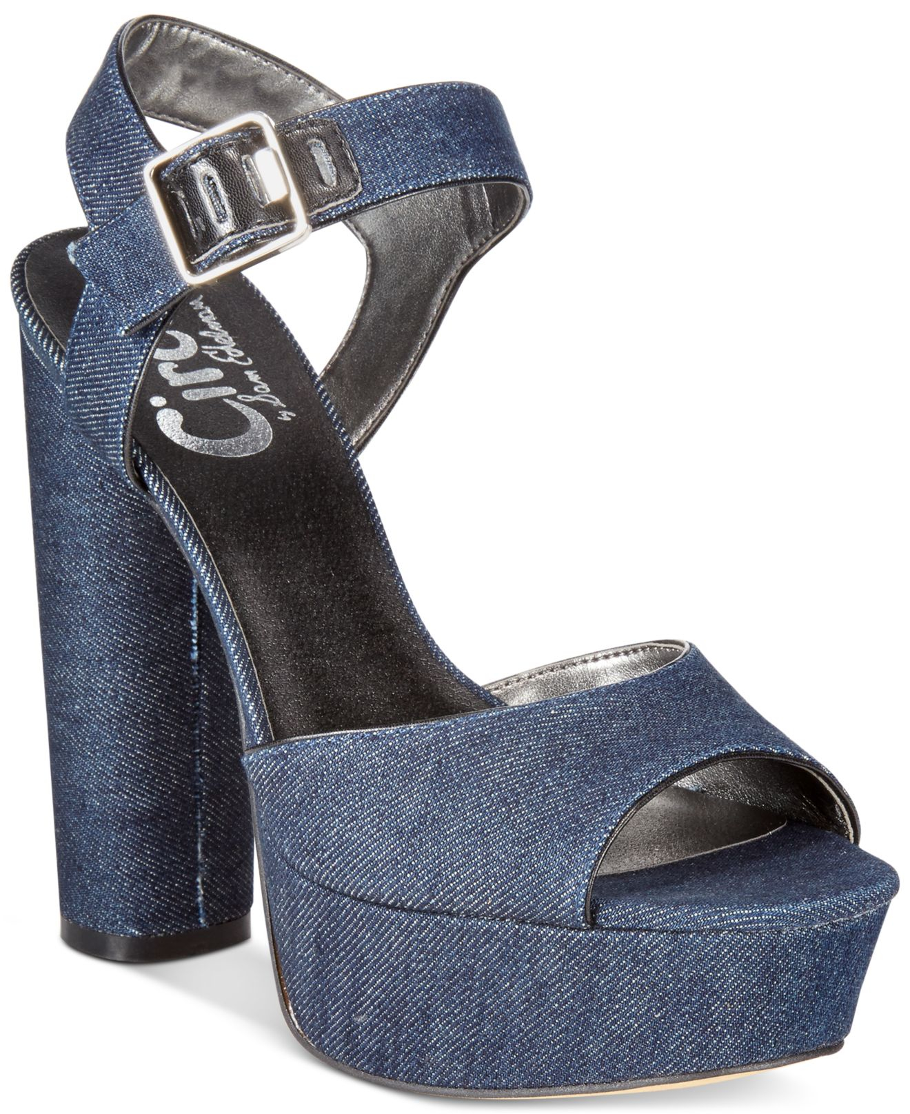 Lyst - Circus By Sam Edelman Cosmo Platform Sandals in Blue