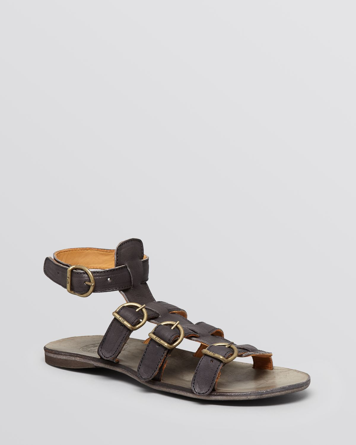 Lyst - Fiorentini + Baker Flat Gladiator Sandals Thea in Gray