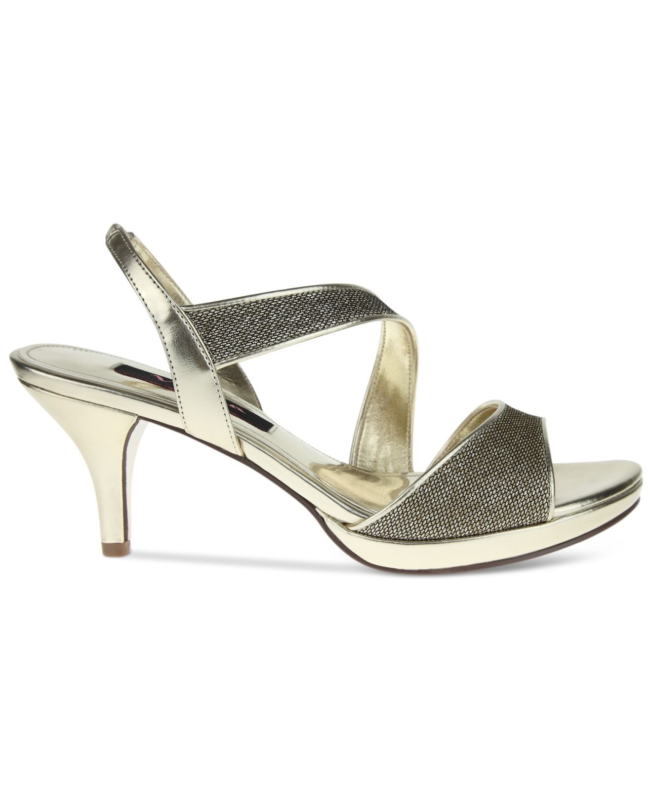 silver nina sandals