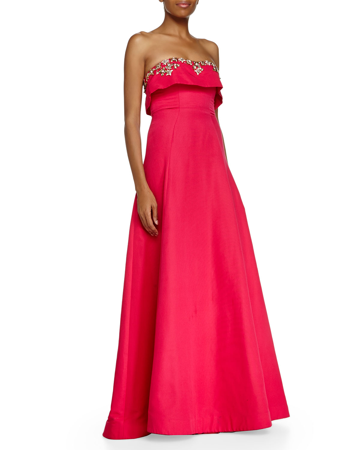 marchesa beaded gown