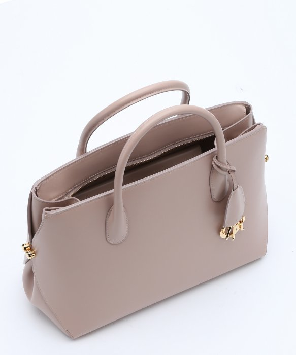 Dior Blush Leather Medium &#39;dior Bar&#39; Tote Bag in Pink | Lyst