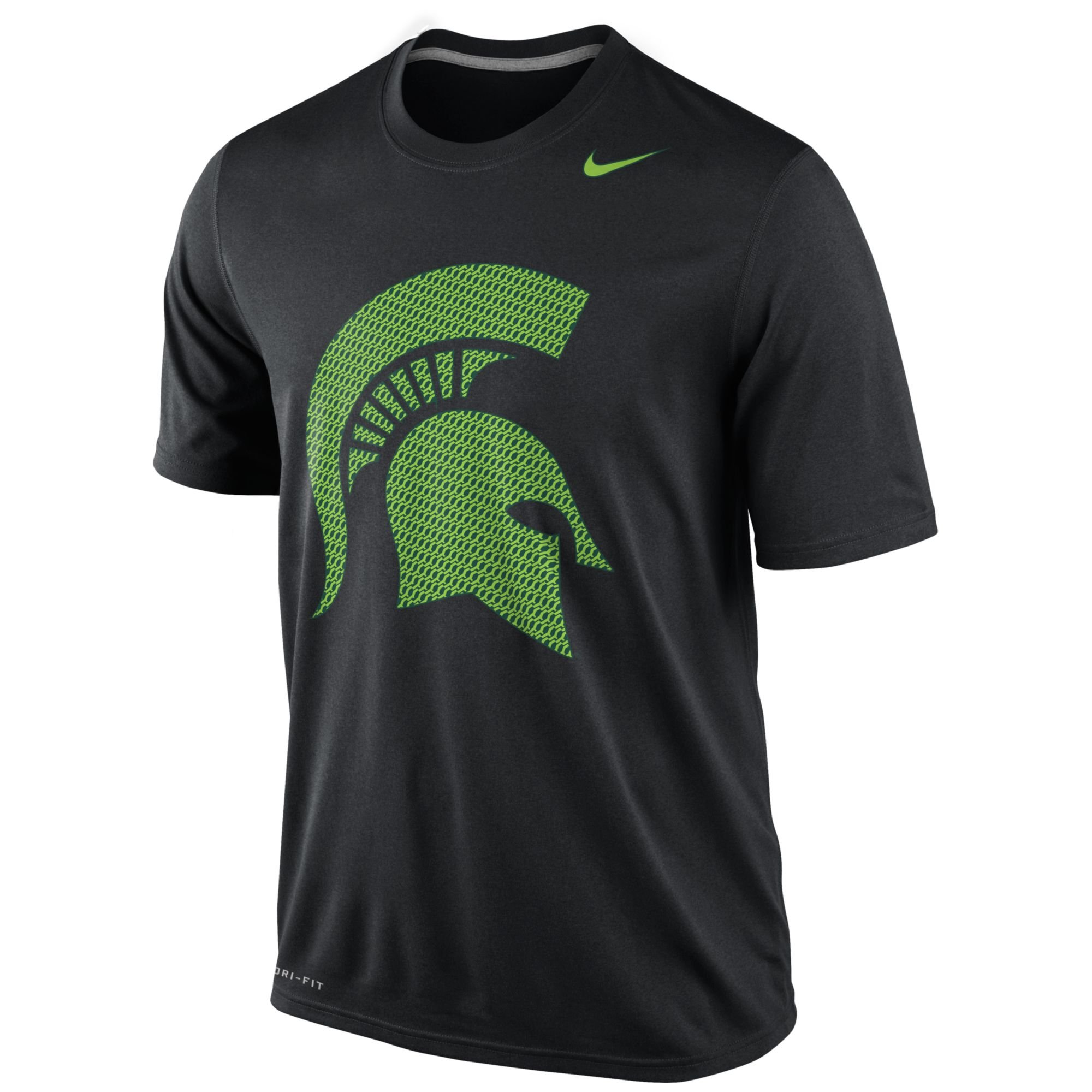 Nike Mens Michigan State Spartans Drifit Hyper Legend Tshirt in Black ...