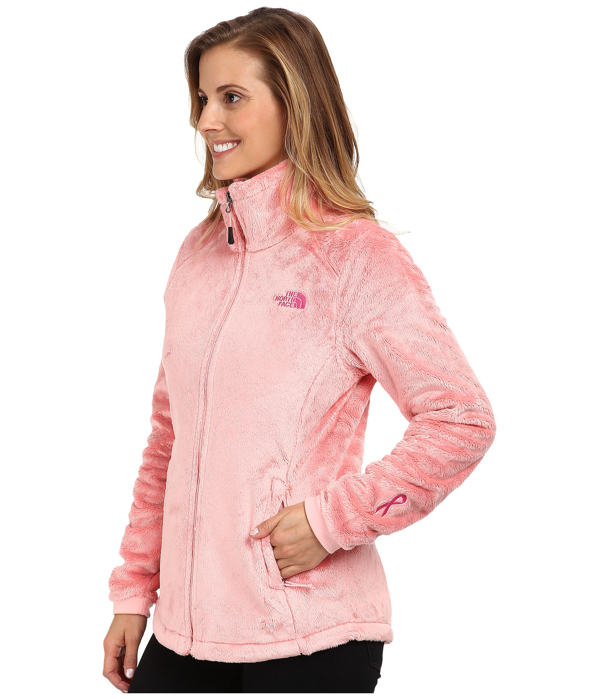 women's pink ribbon osito jacket