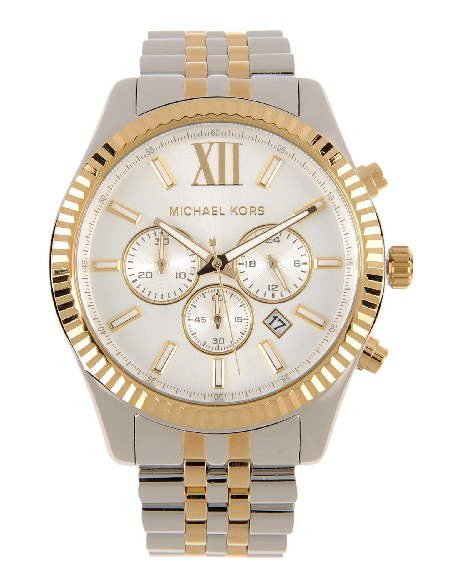 Michael kors Chronograph Wrist Watch in Metallic | Lyst