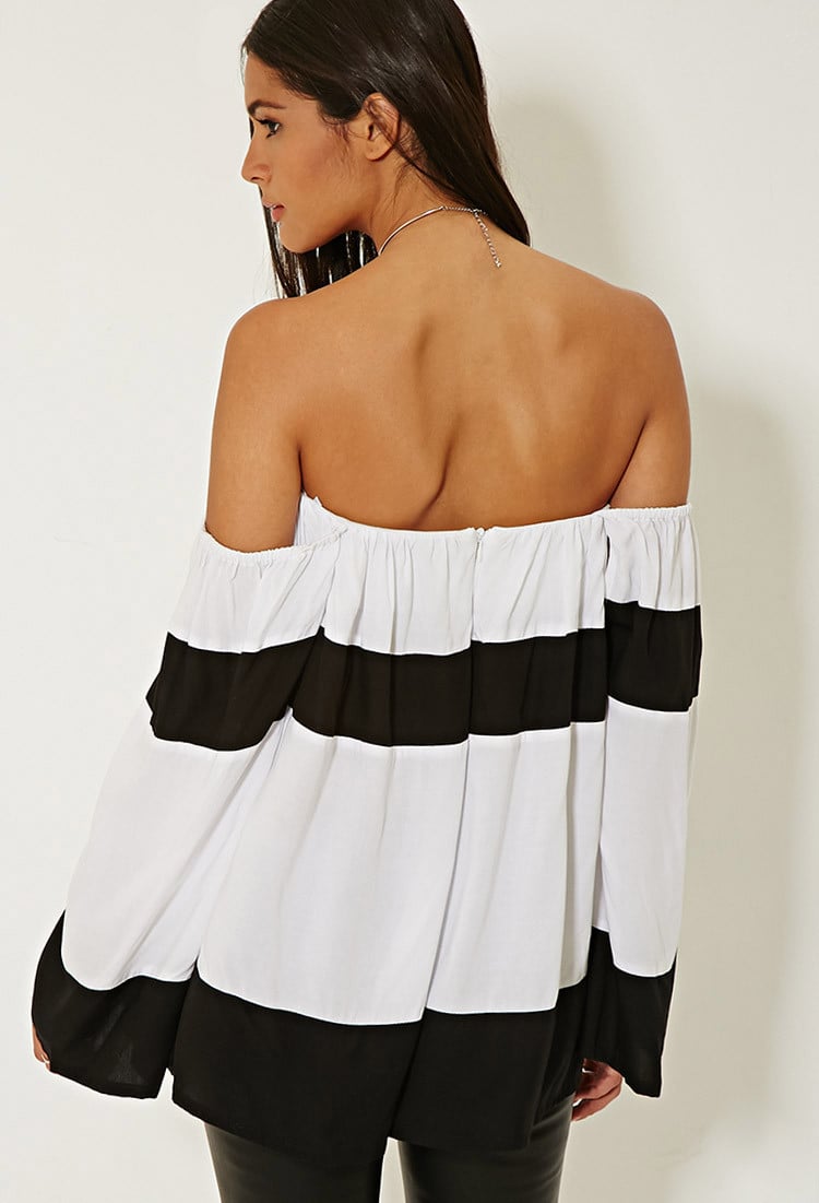 forever 21 contemporary off the shoulder top