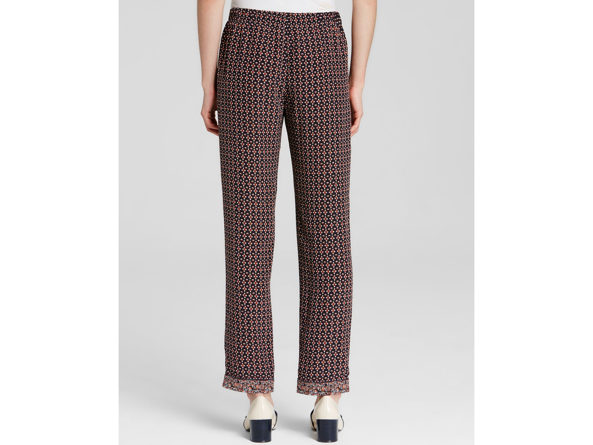 tory burch floral pants