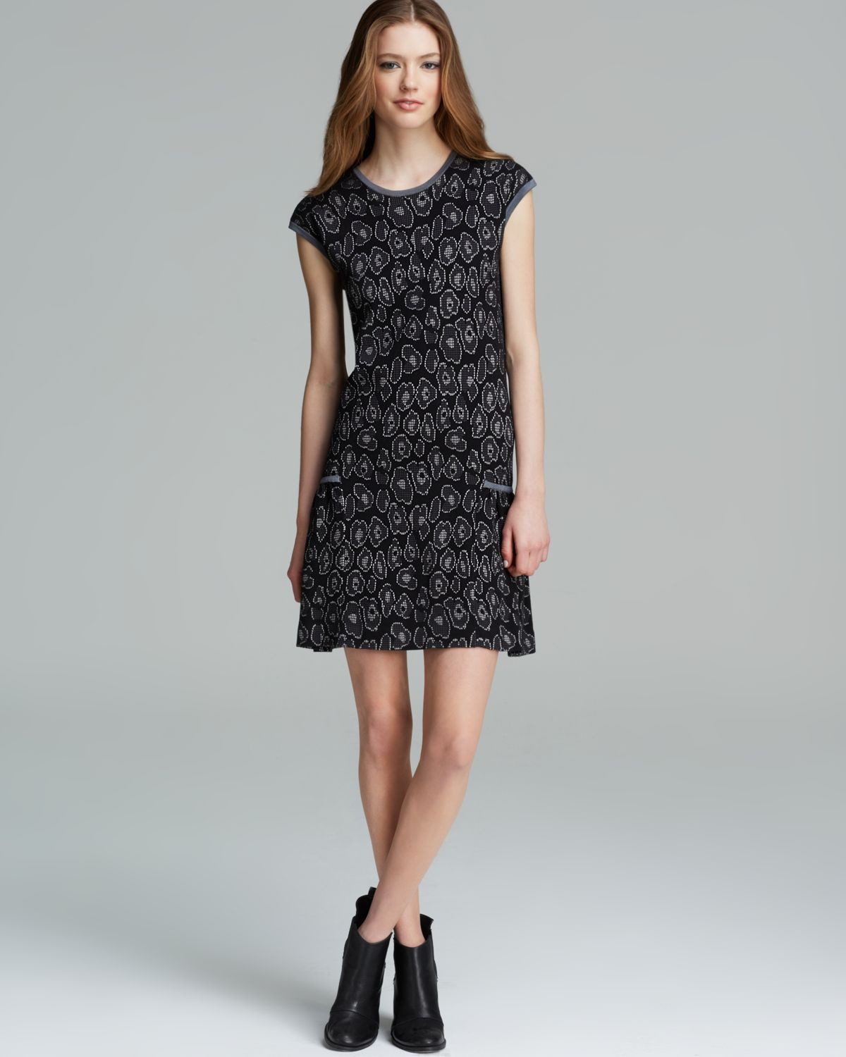 Marc By Marc Jacobs Sweater Dress - Cassidy Jacquard in Black (Black ...