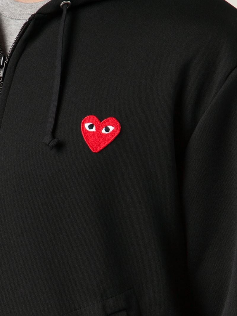 Lyst - Play Comme Des Garçons Embroidered Heart Sweatshirt in Black for Men