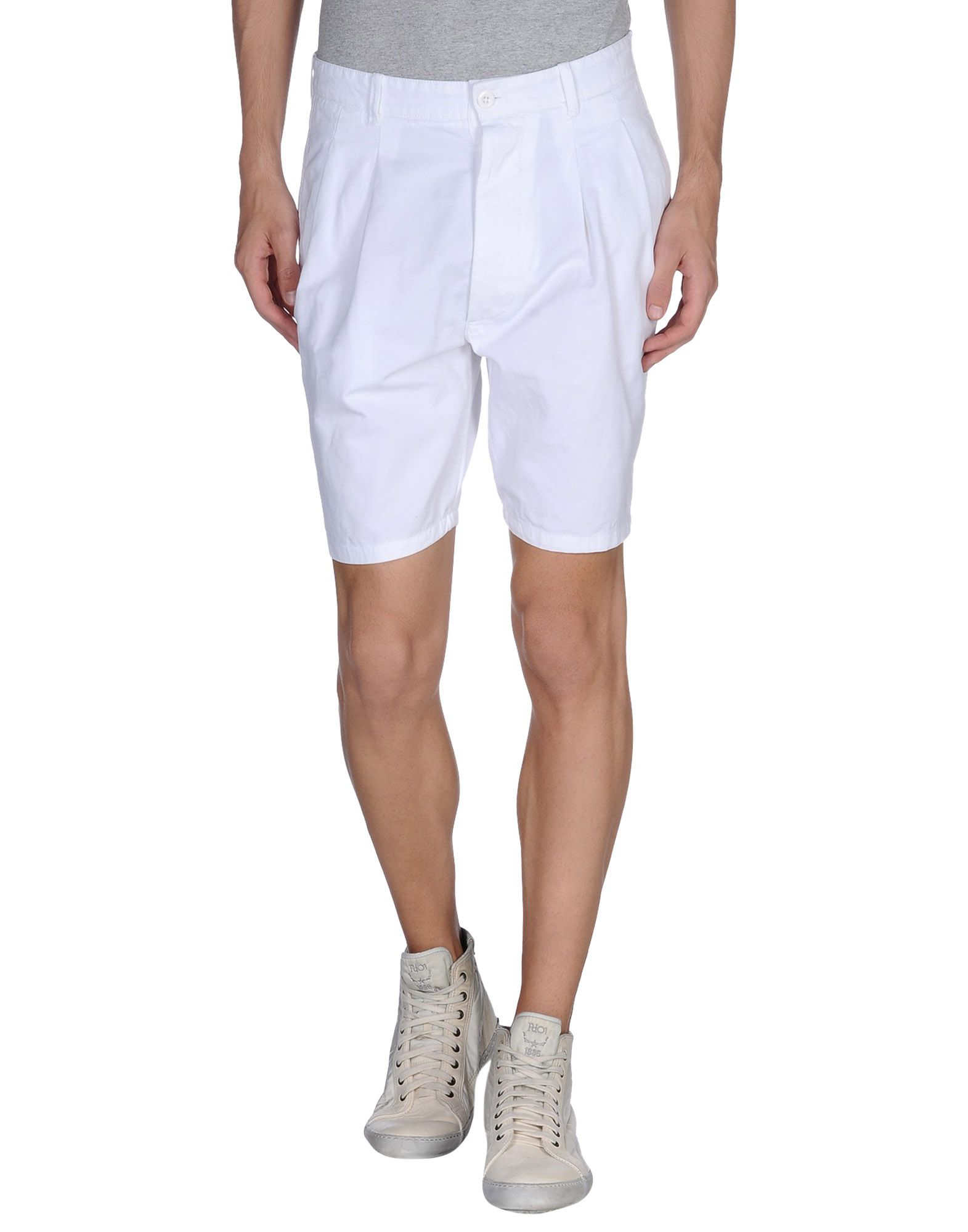 Gazzarrini Bermuda Shorts in White for Men