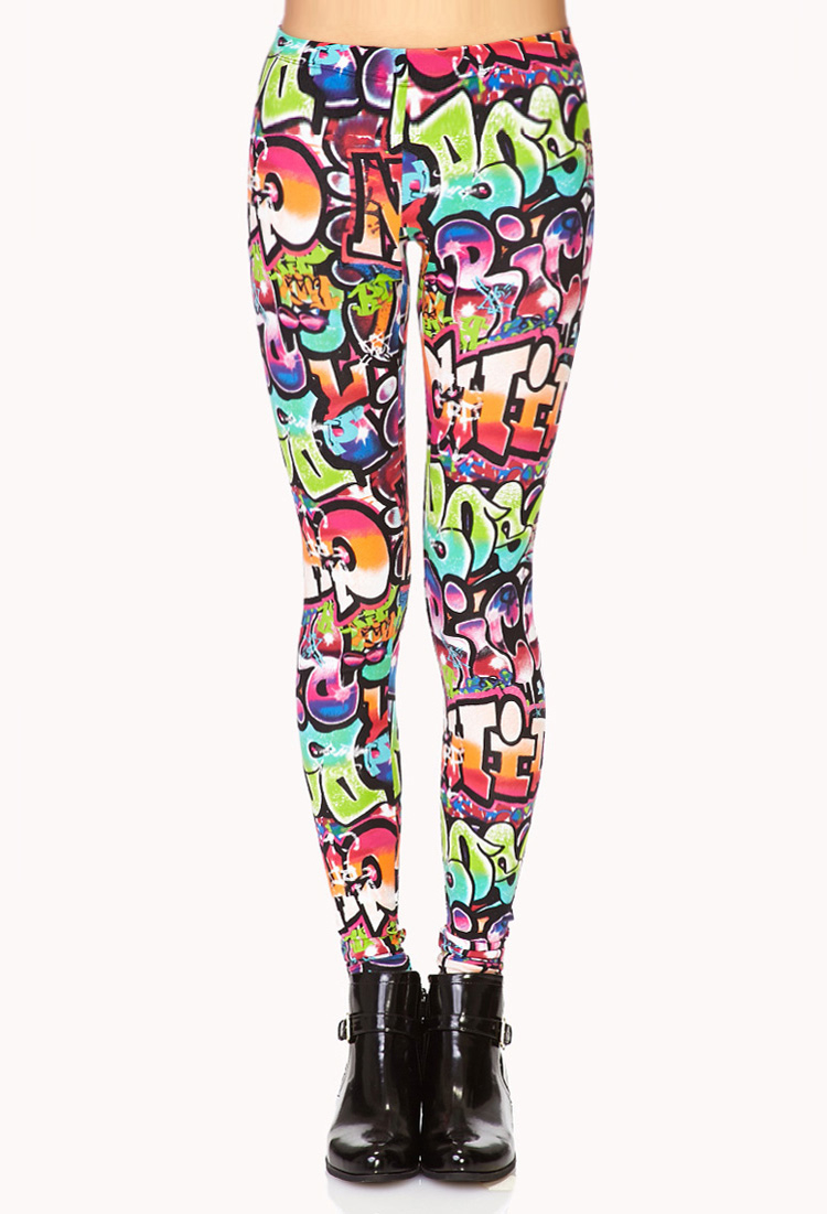 nike graffiti leggings