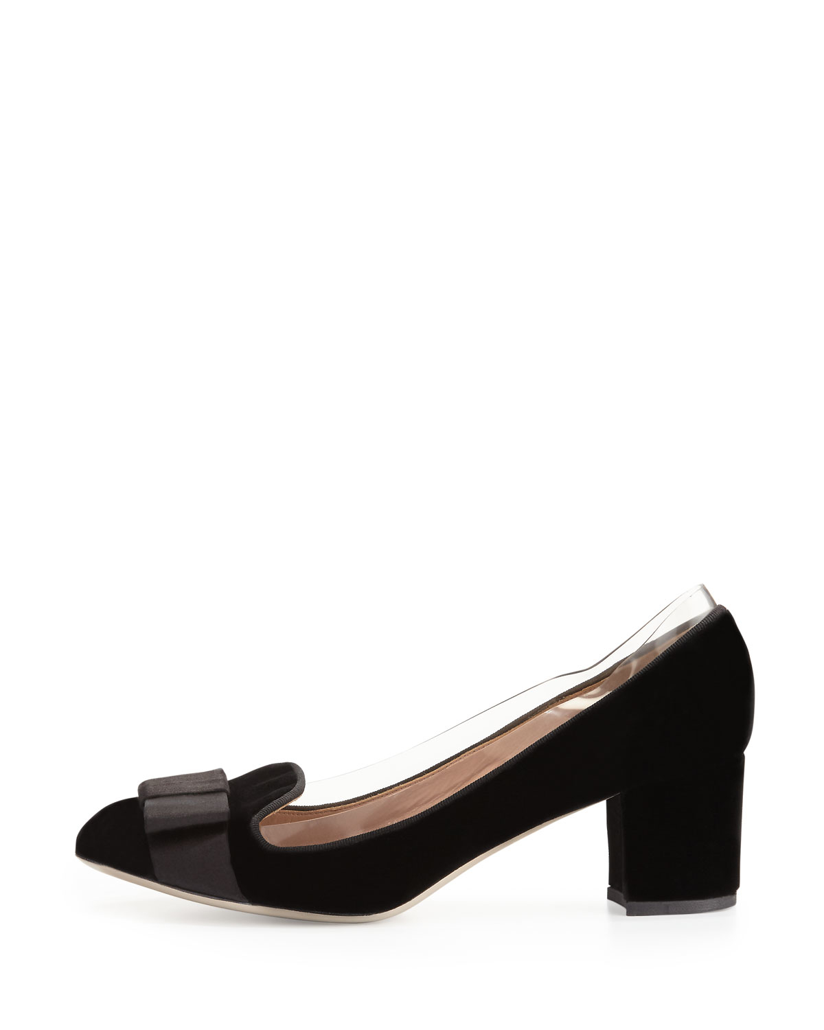 Valentino Pvc-trim Velvet Bow 60mm Pump in Multicolor (MULTI) | Lyst