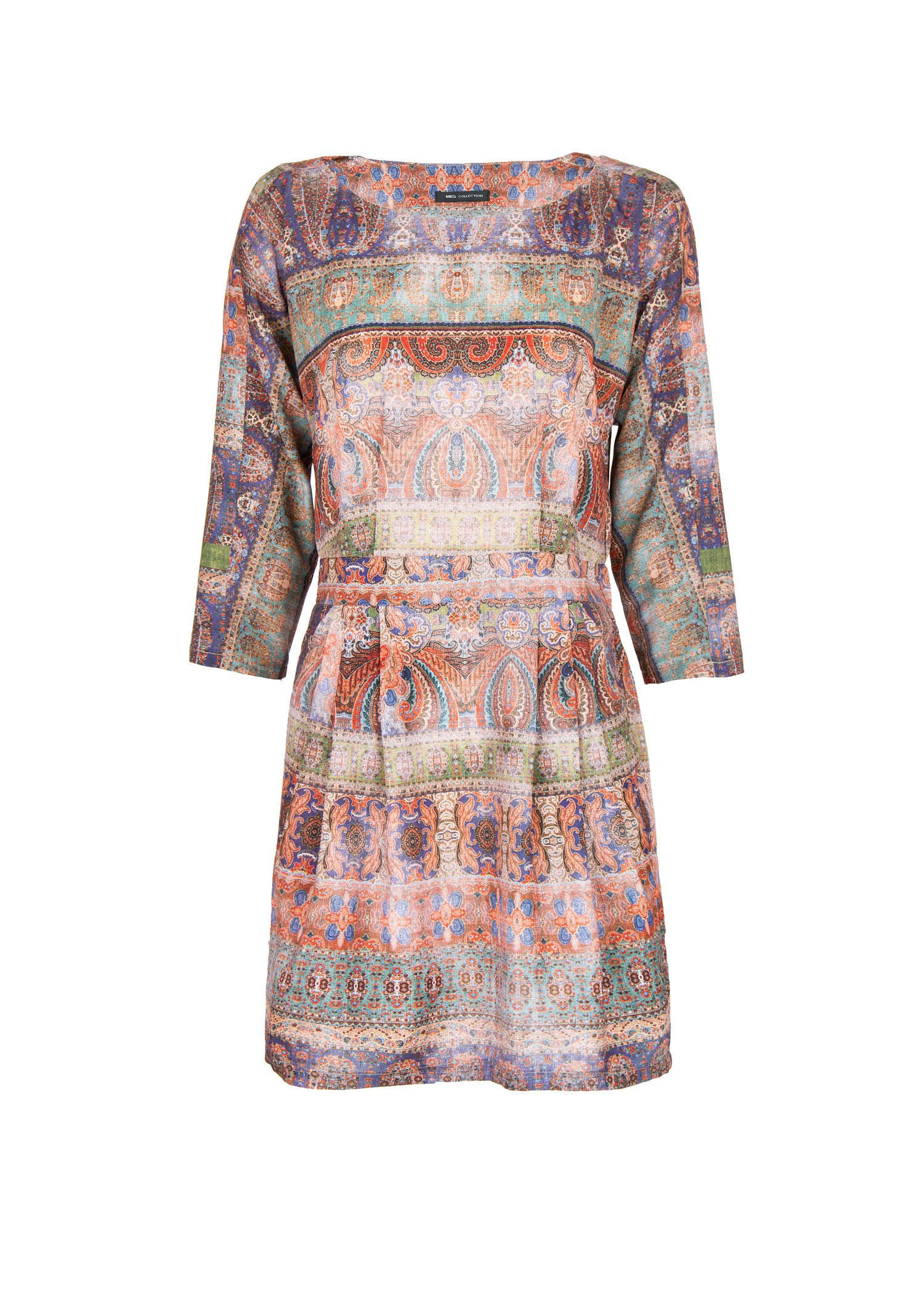 Lyst - Mango Faded Paisley Print Dress