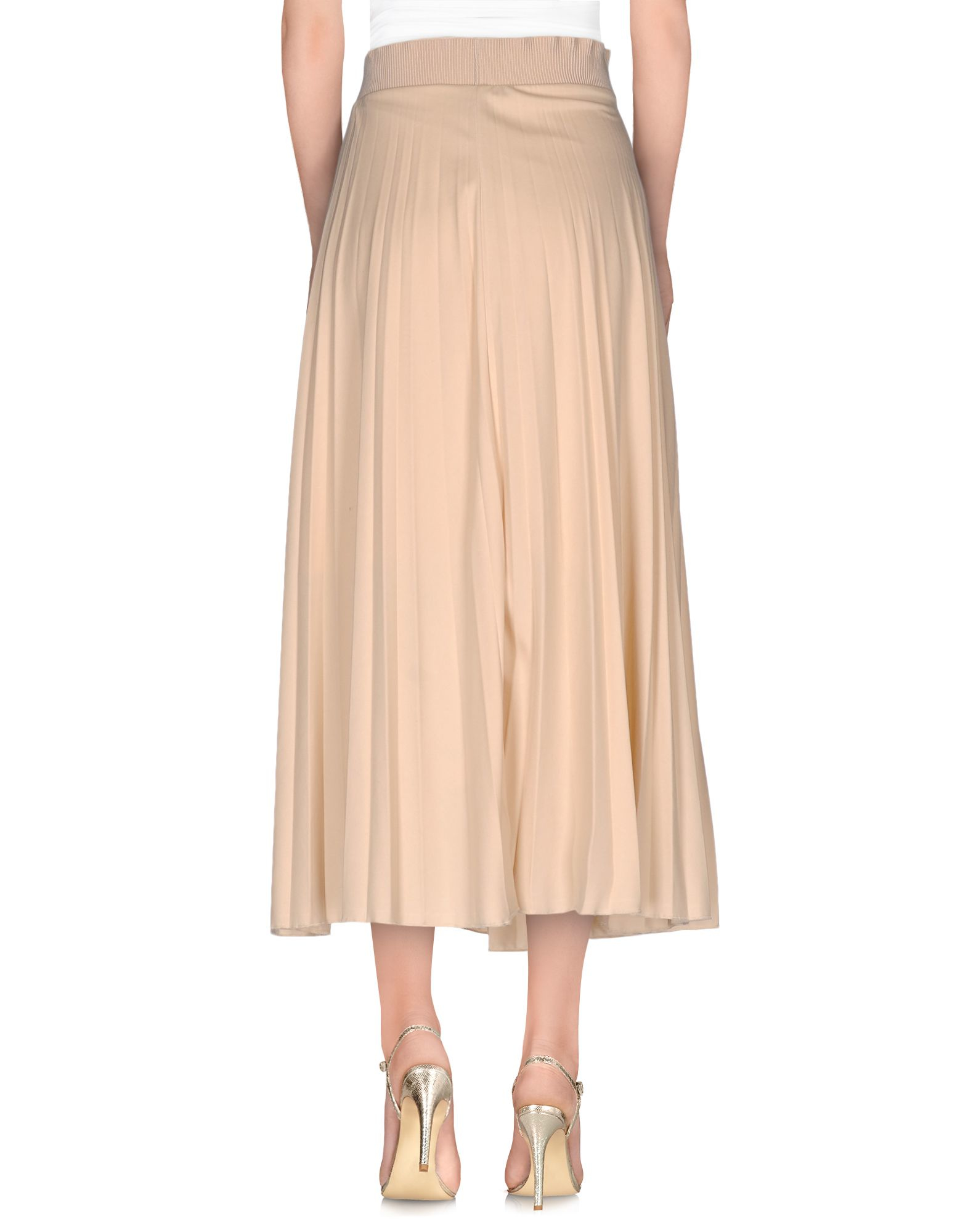 Vero moda Long Skirt in Beige Lyst