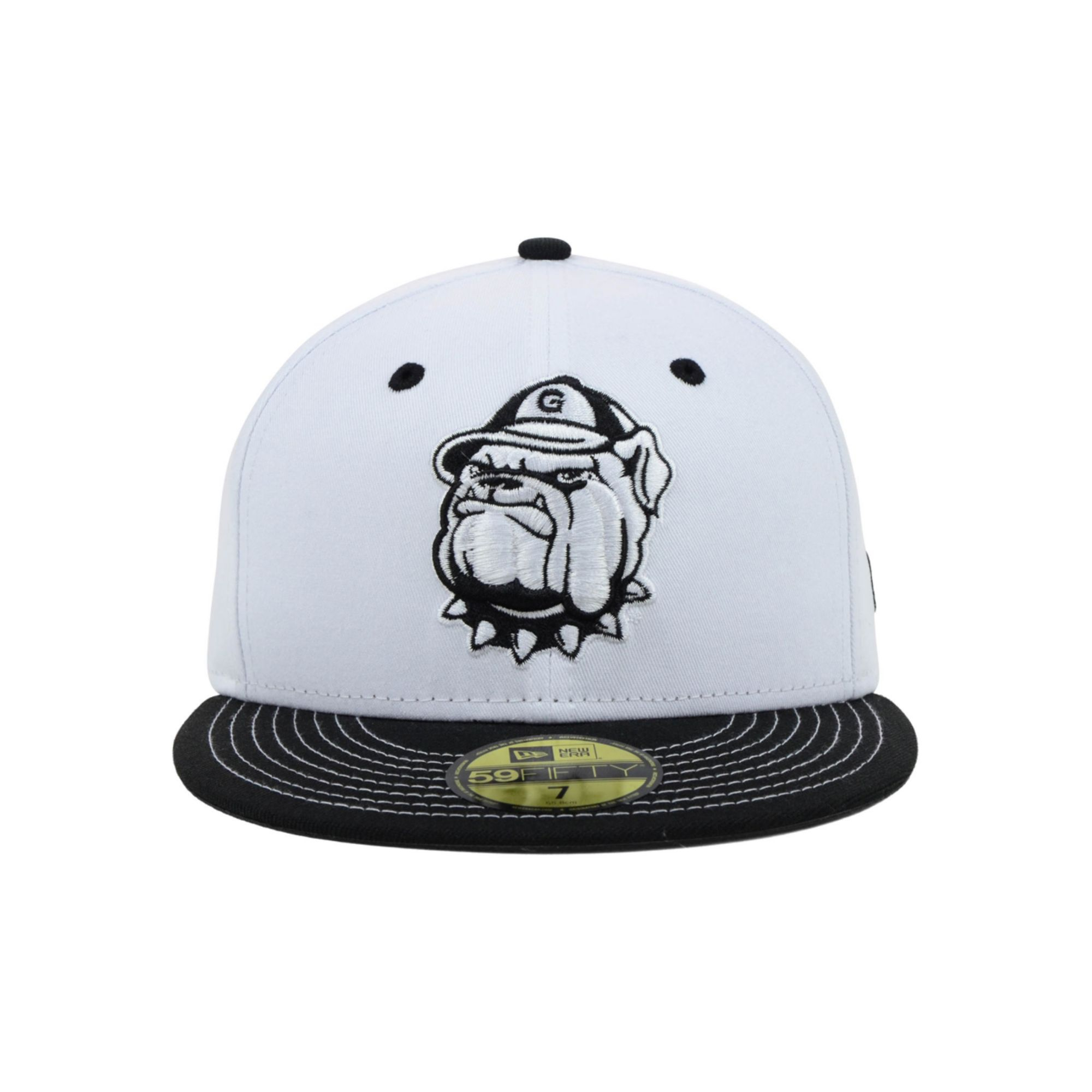 Lyst Ktz Hoyas Ncaa White Black 59fifty Cap in White for Men