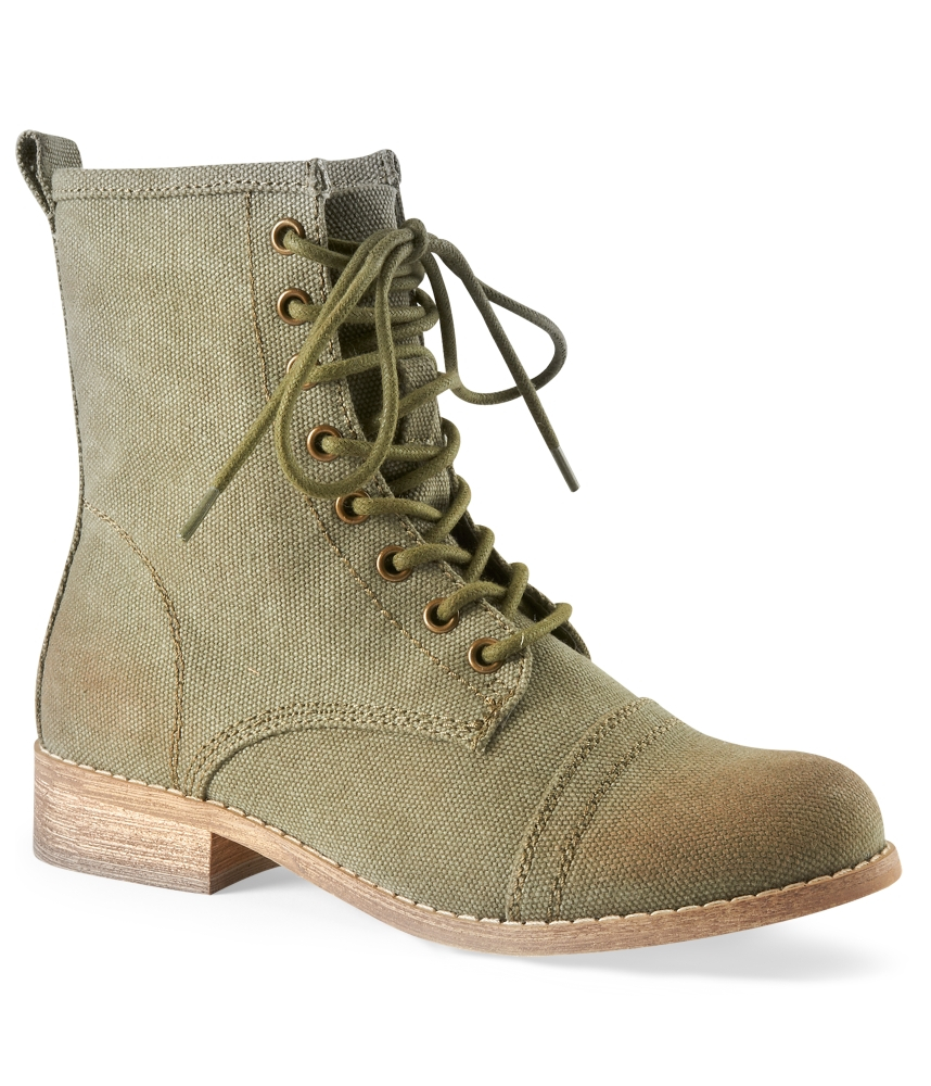 h&m canvas boots