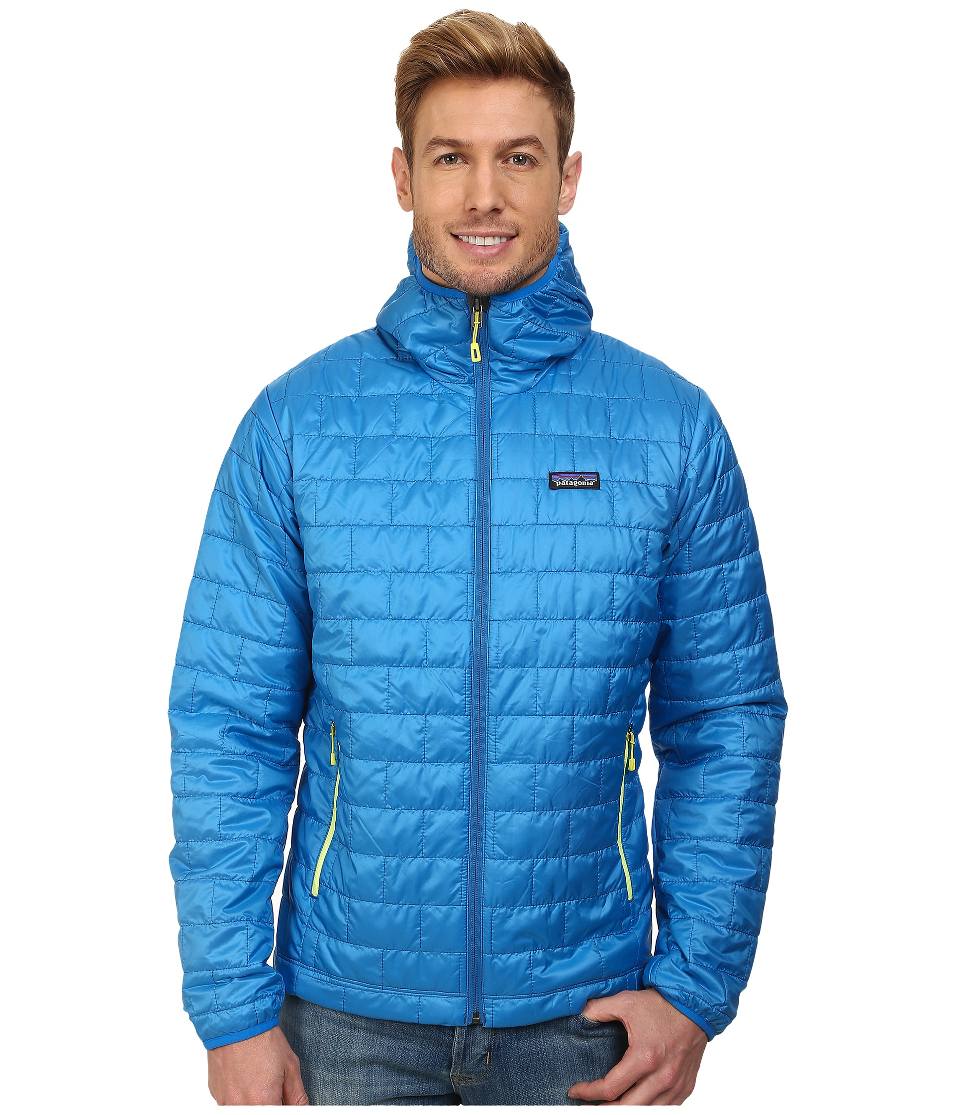 Lyst - Patagonia Nano Puff® Hoodie in Blue for Men