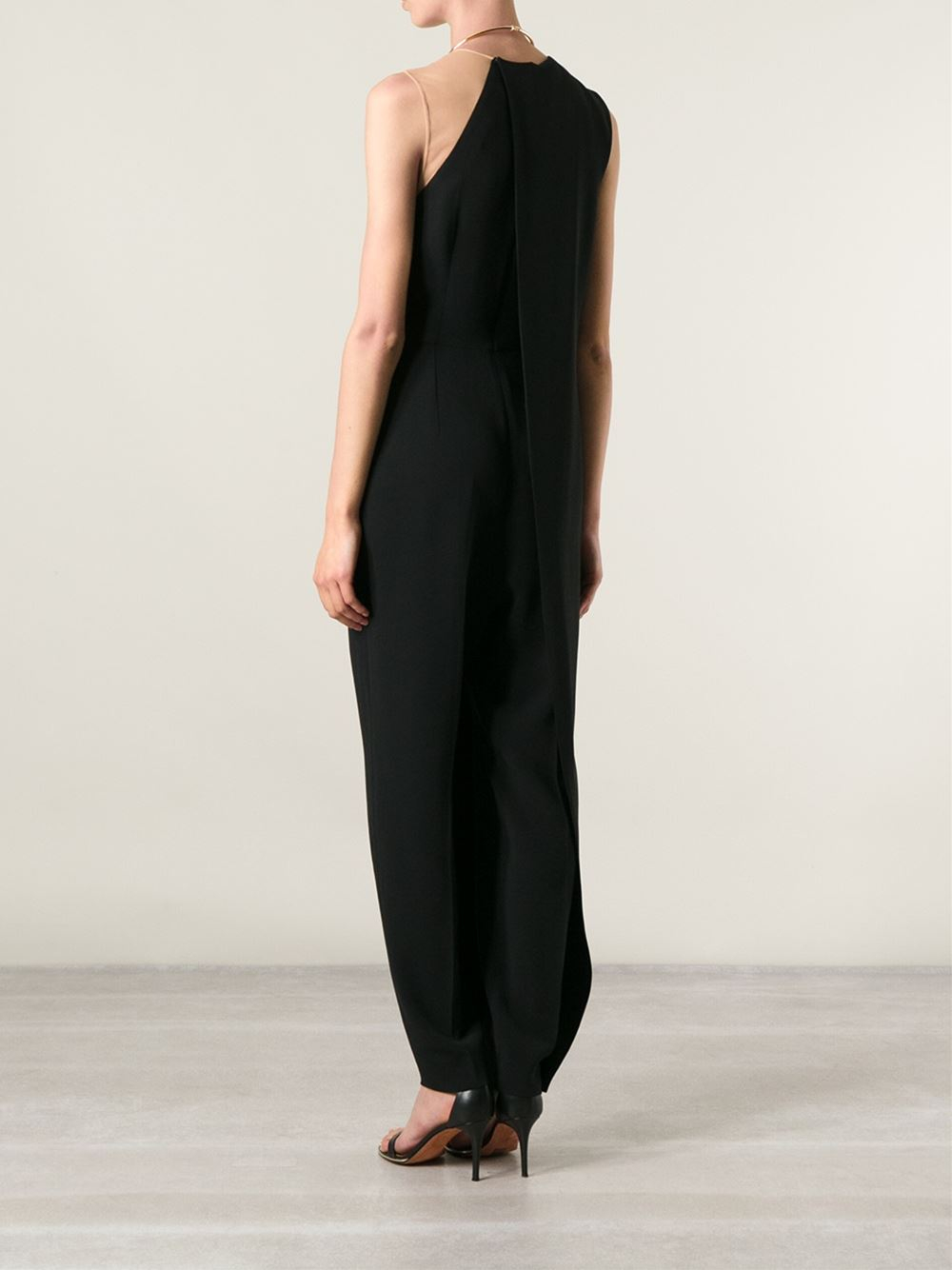 Lyst Stella Mccartney Embellished Jumpsuit In Black