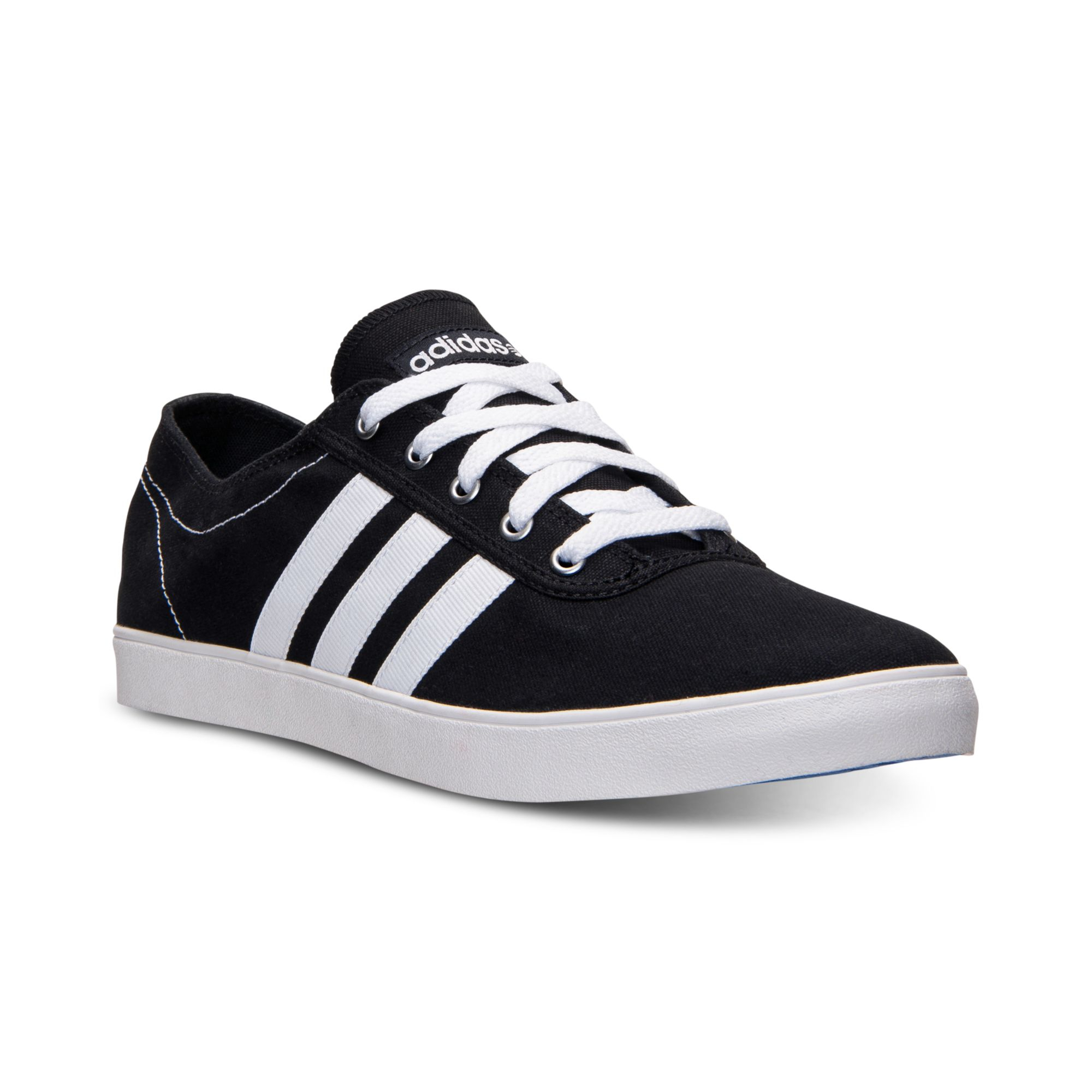 Adidas Men'S Neo Easy Vulc Ad Shoe Black White in Black