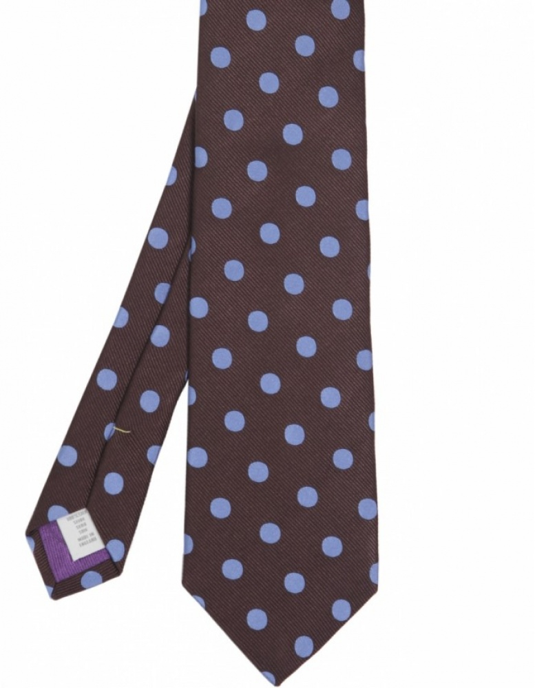 large polka dot tie