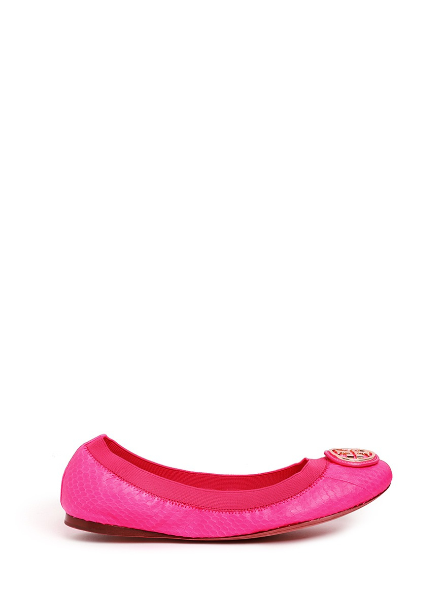 tory burch fuchsia flats