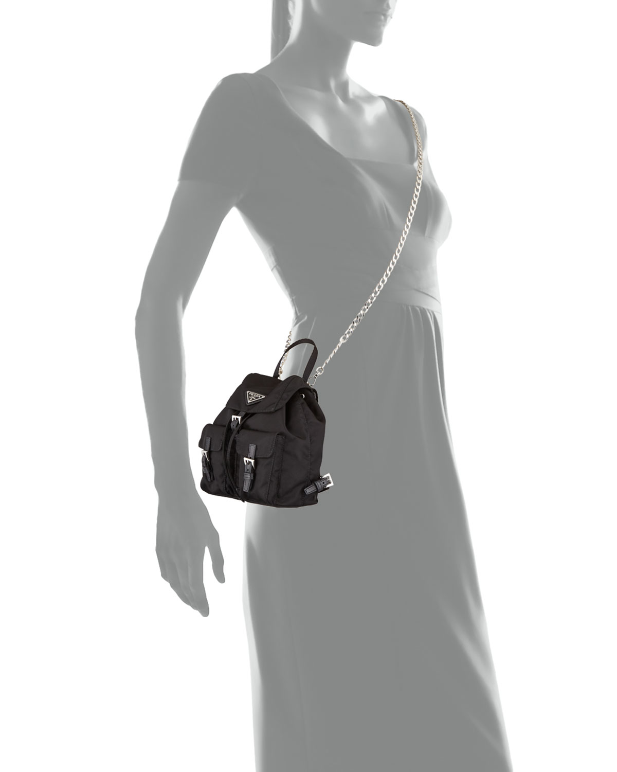 www prada handbag for sale - Prada Vela Nylon Crossbody Backpack in Black (NERO) | Lyst
