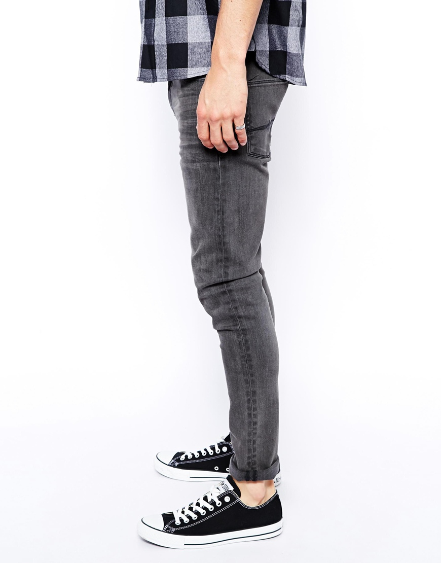 gray jeans mens