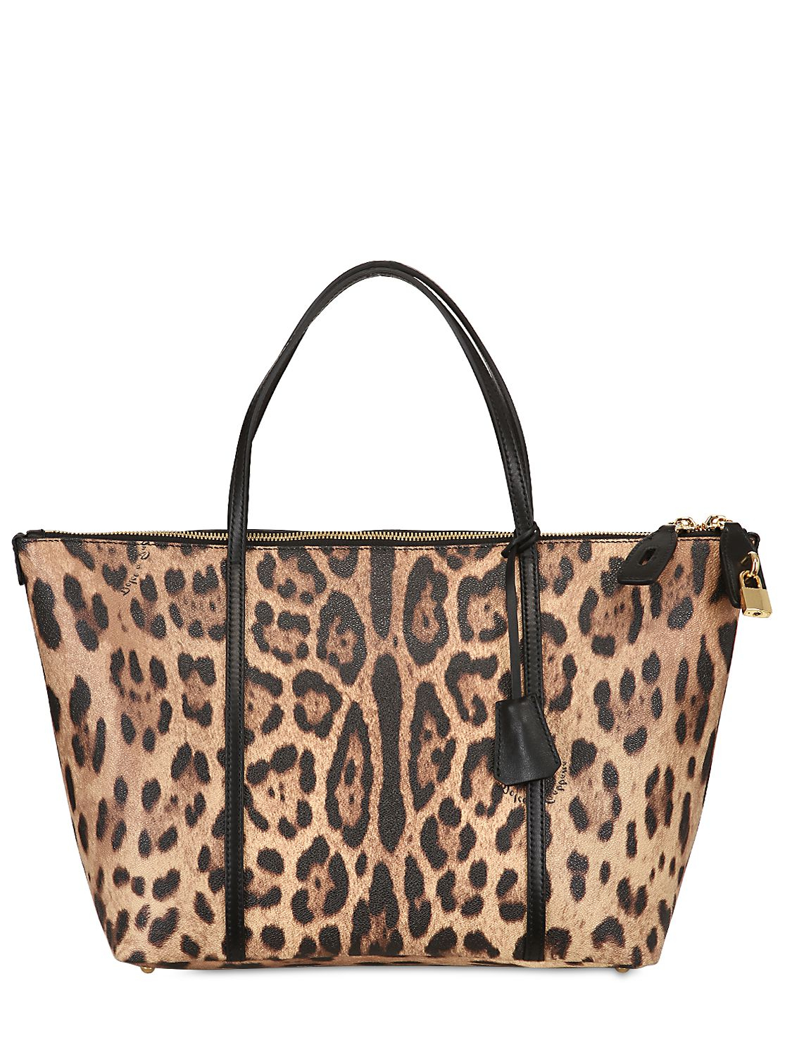 Dolce & gabbana Miss Escape Leopard Print Tote Bag | Lyst